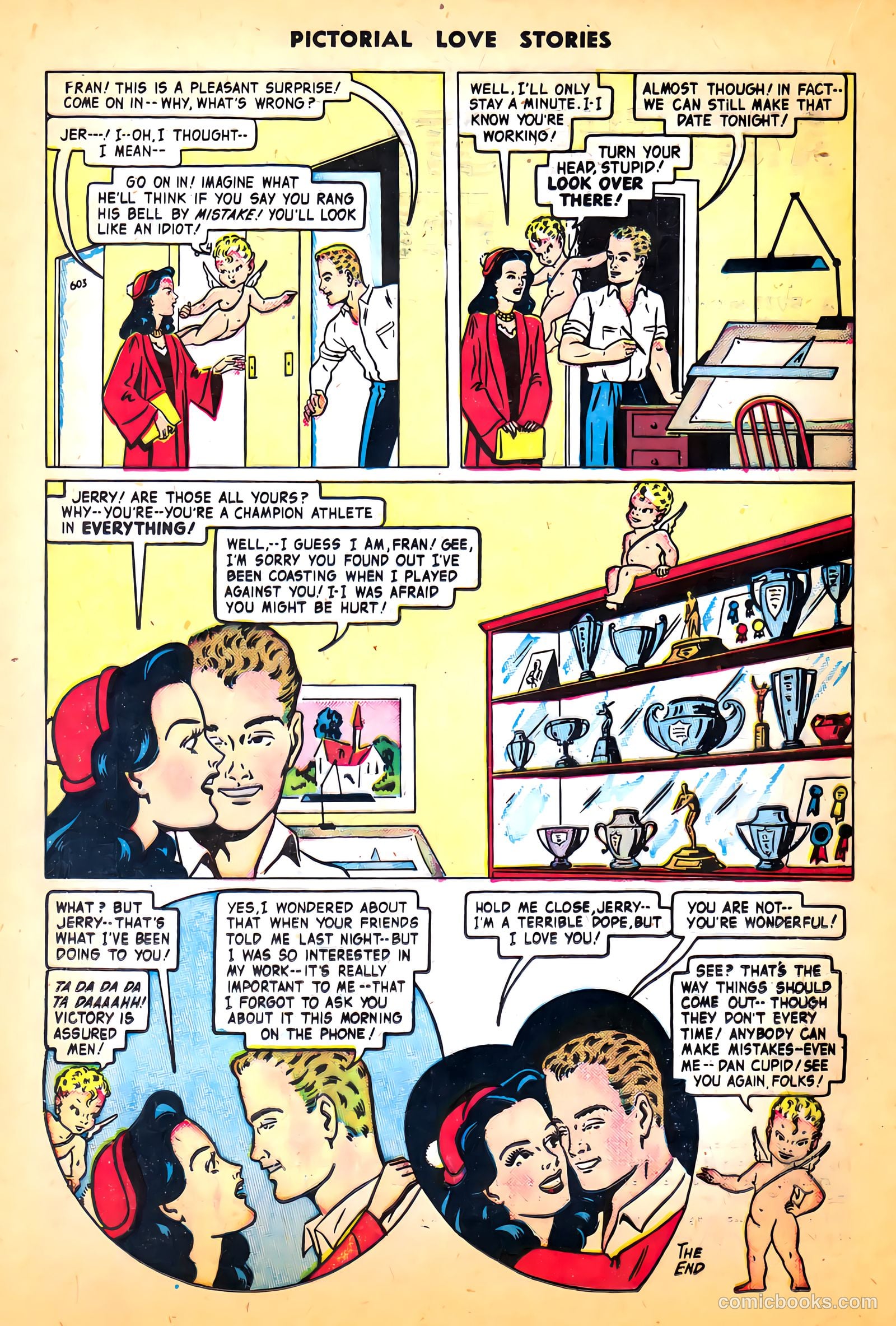Pictorial Love Stories #24 (1950, Charlton) — page 16 of 37
