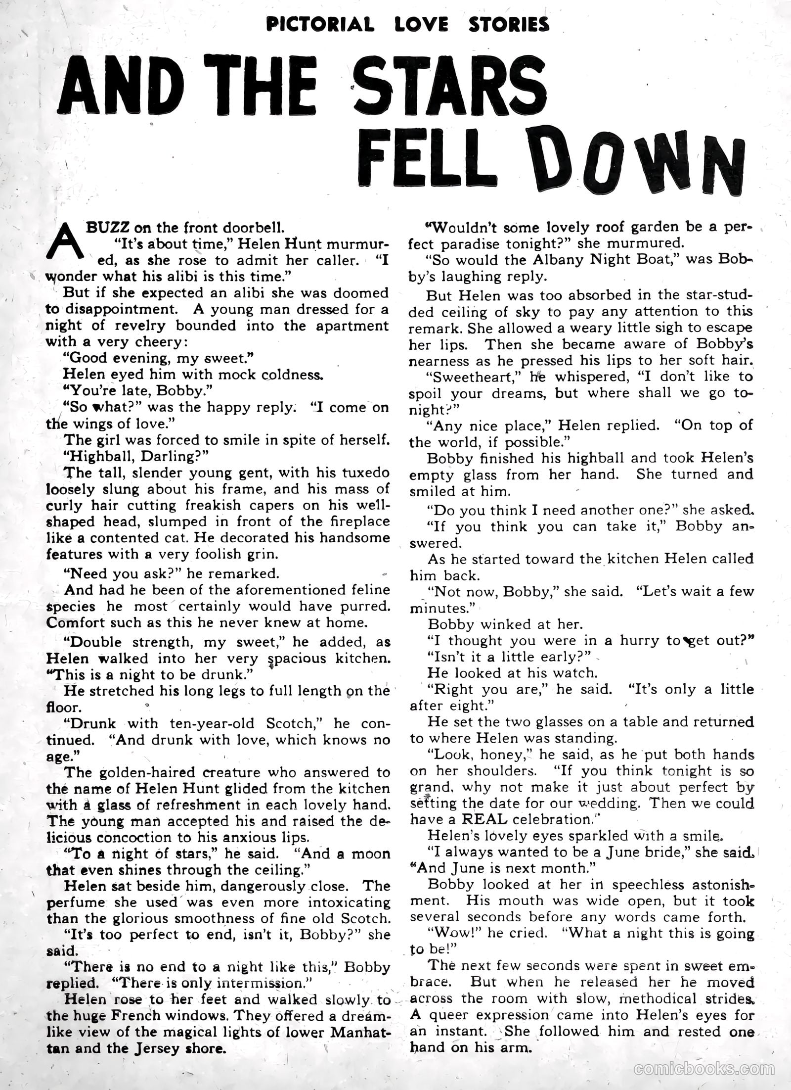 Pictorial Love Stories #24 (1950, Charlton) — page 17 of 37