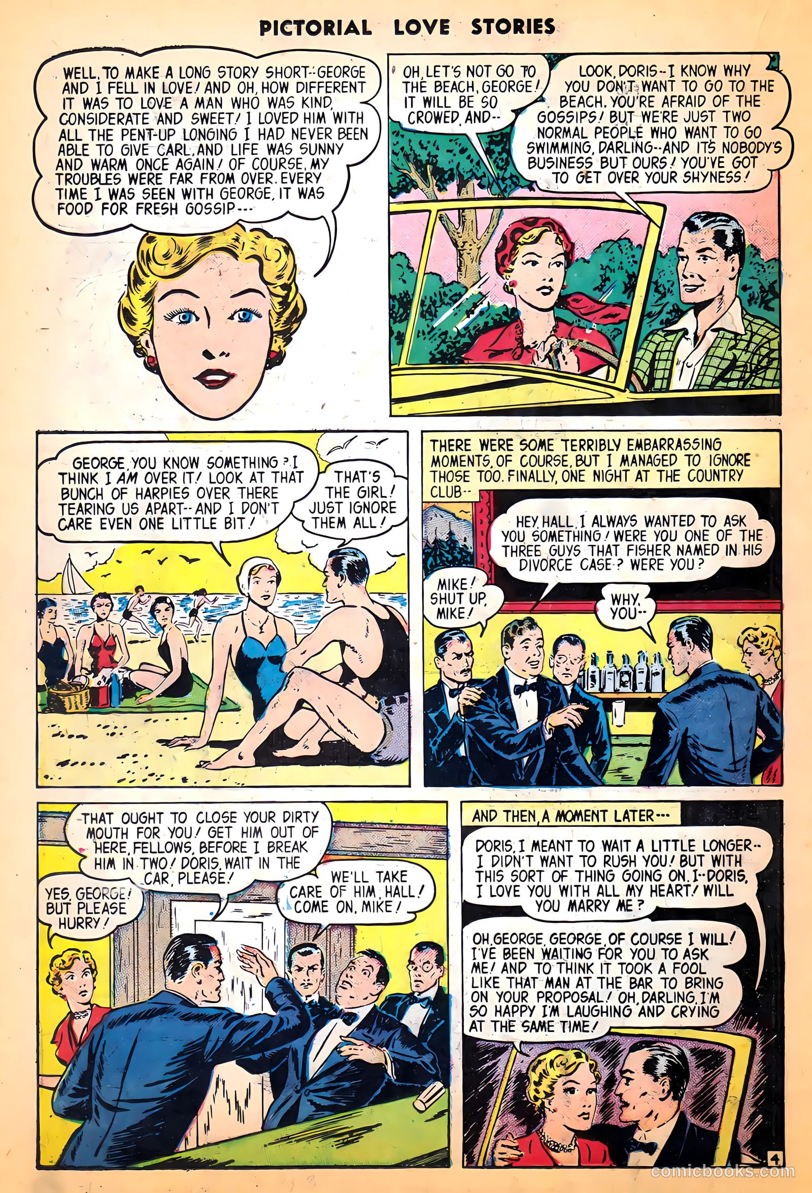 Pictorial Love Stories #24 (1950, Charlton) — page 22 of 37