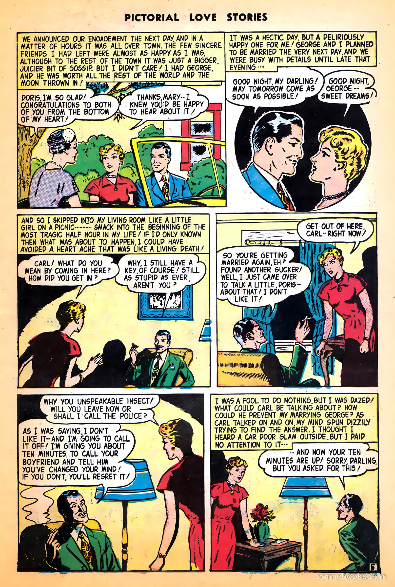 Pictorial Love Stories #24 (1950, Charlton) — page 23 of 37