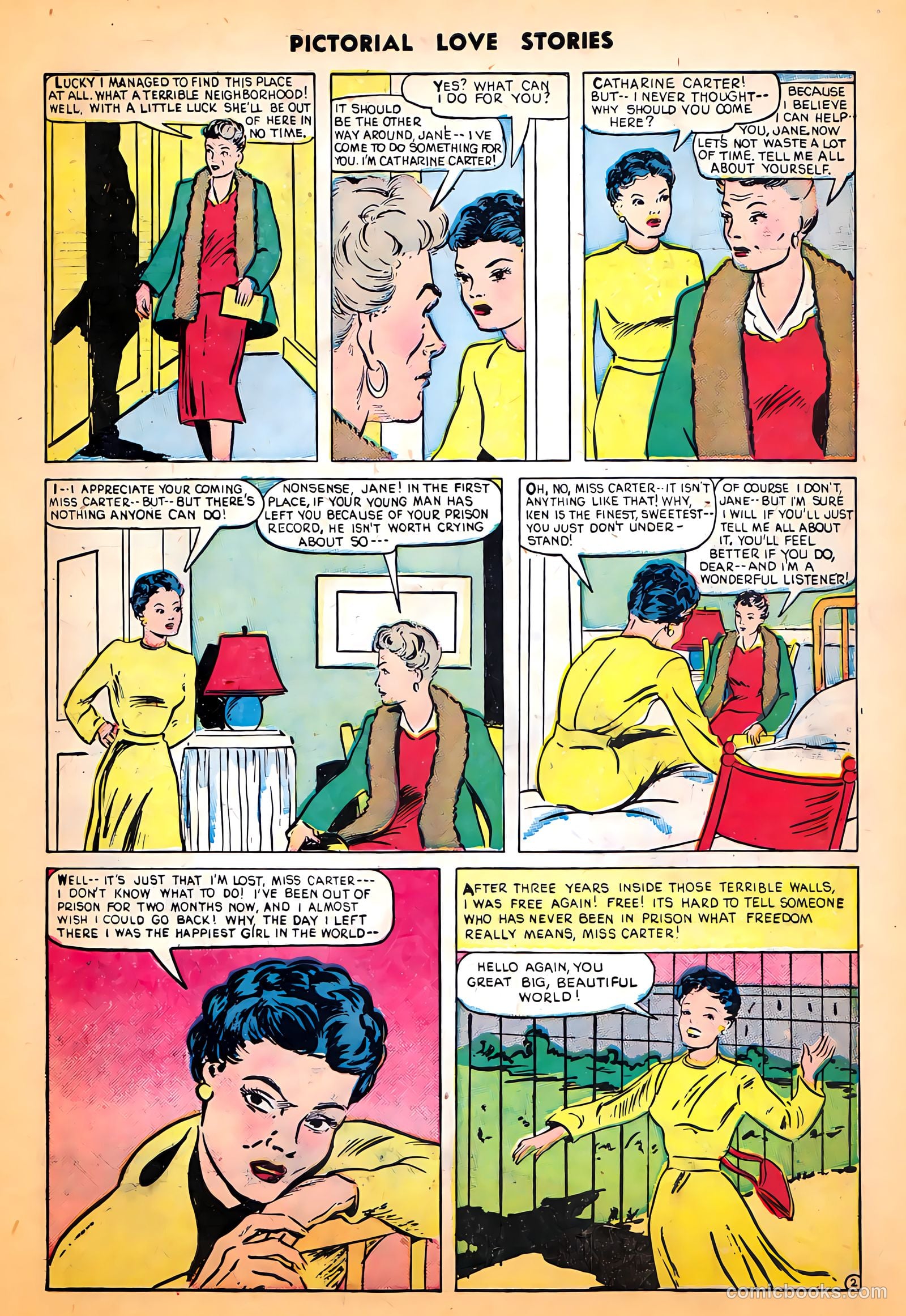 Pictorial Love Stories #24 (1950, Charlton) — page 27 of 37