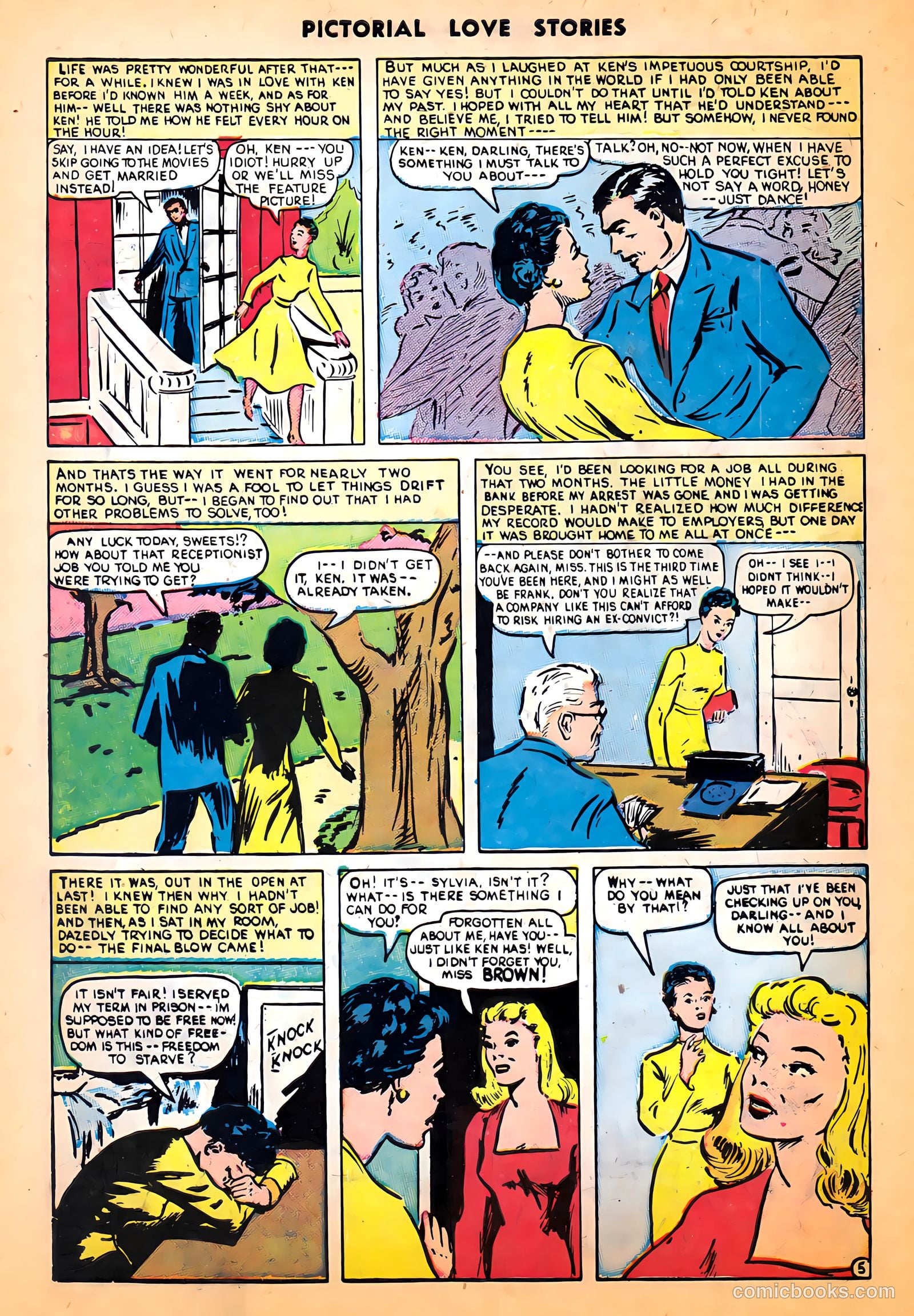 Pictorial Love Stories #24 (1950, Charlton) — page 30 of 37