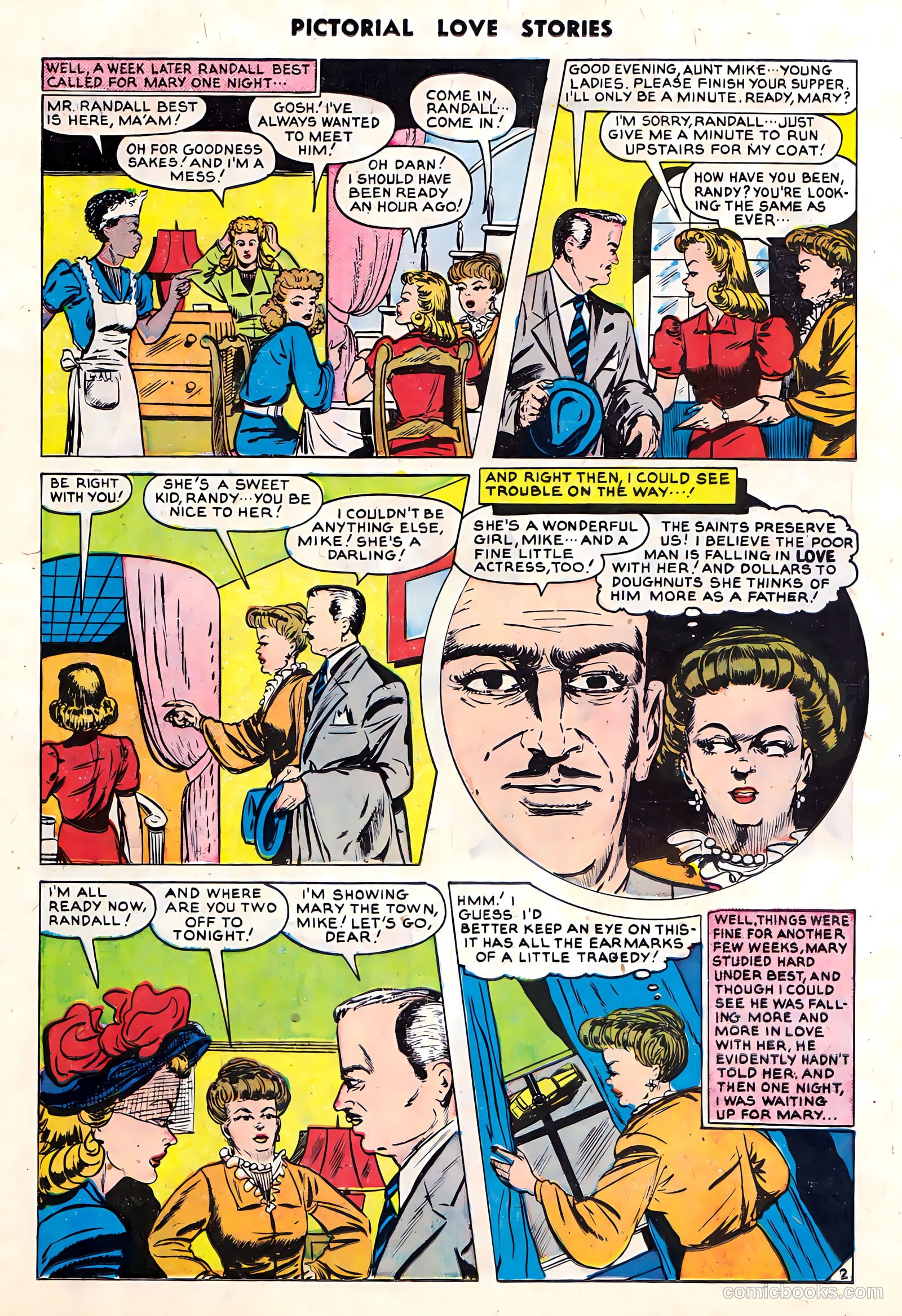Pictorial Love Stories #26 (1950, Charlton) — page 11 of 37