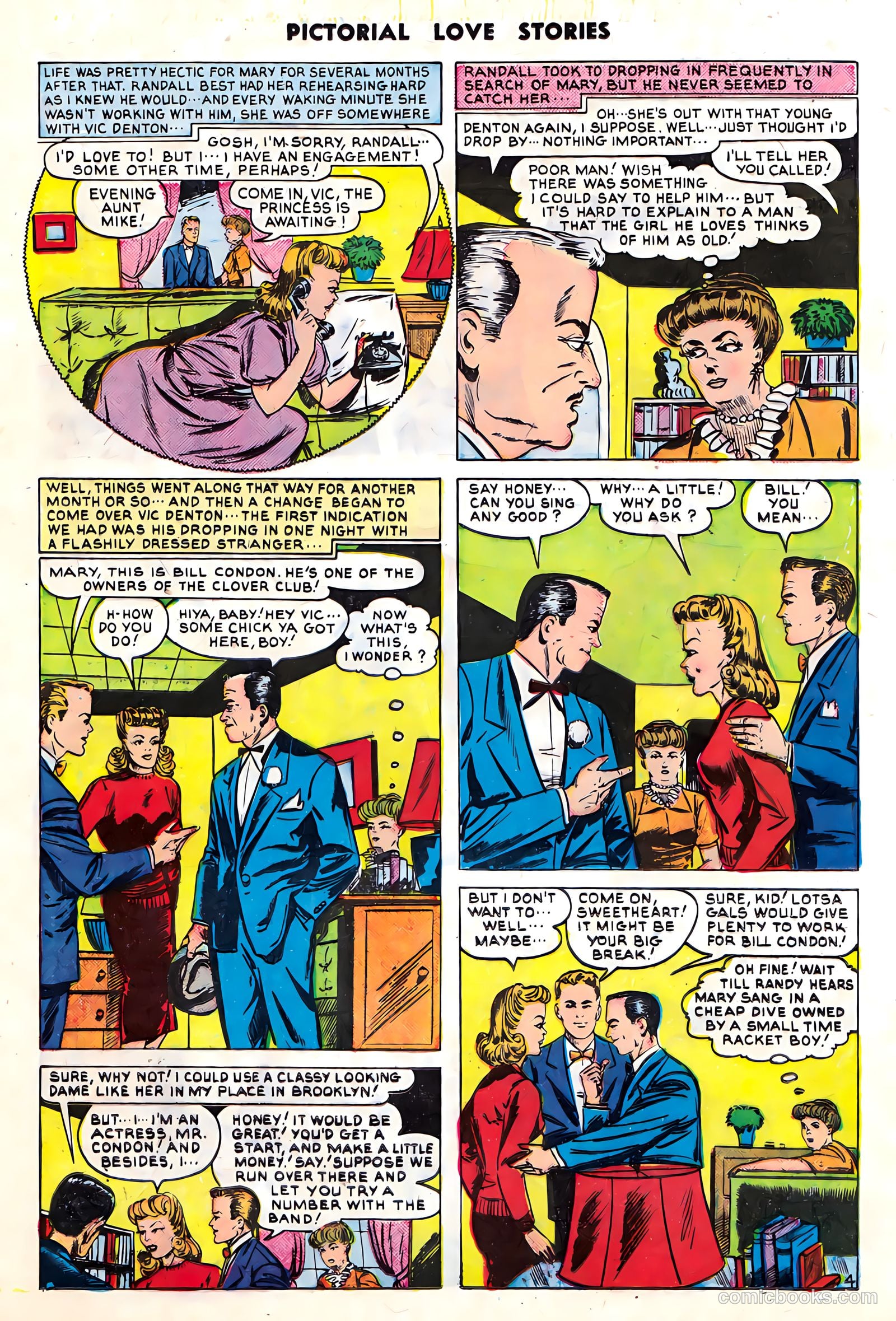 Pictorial Love Stories #26 (1950, Charlton) — page 13 of 37
