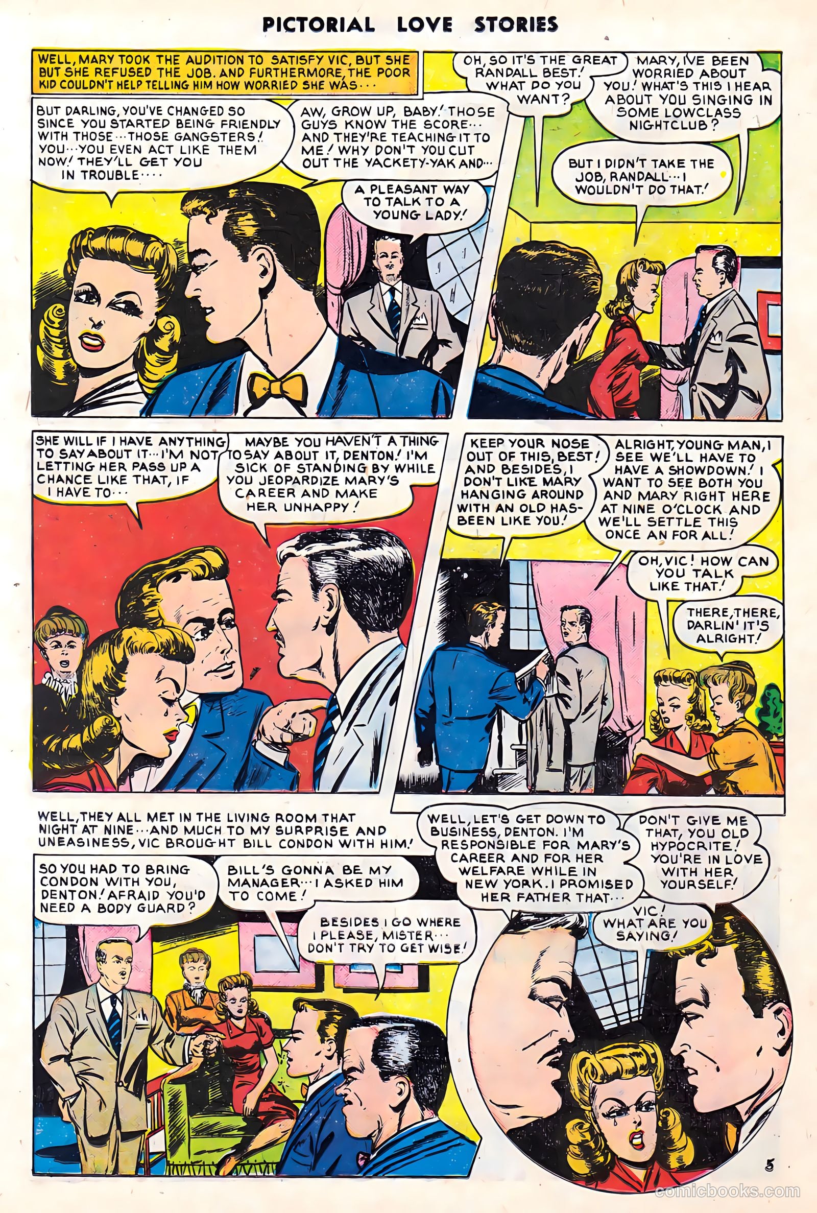 Pictorial Love Stories #26 (1950, Charlton) — page 14 of 37