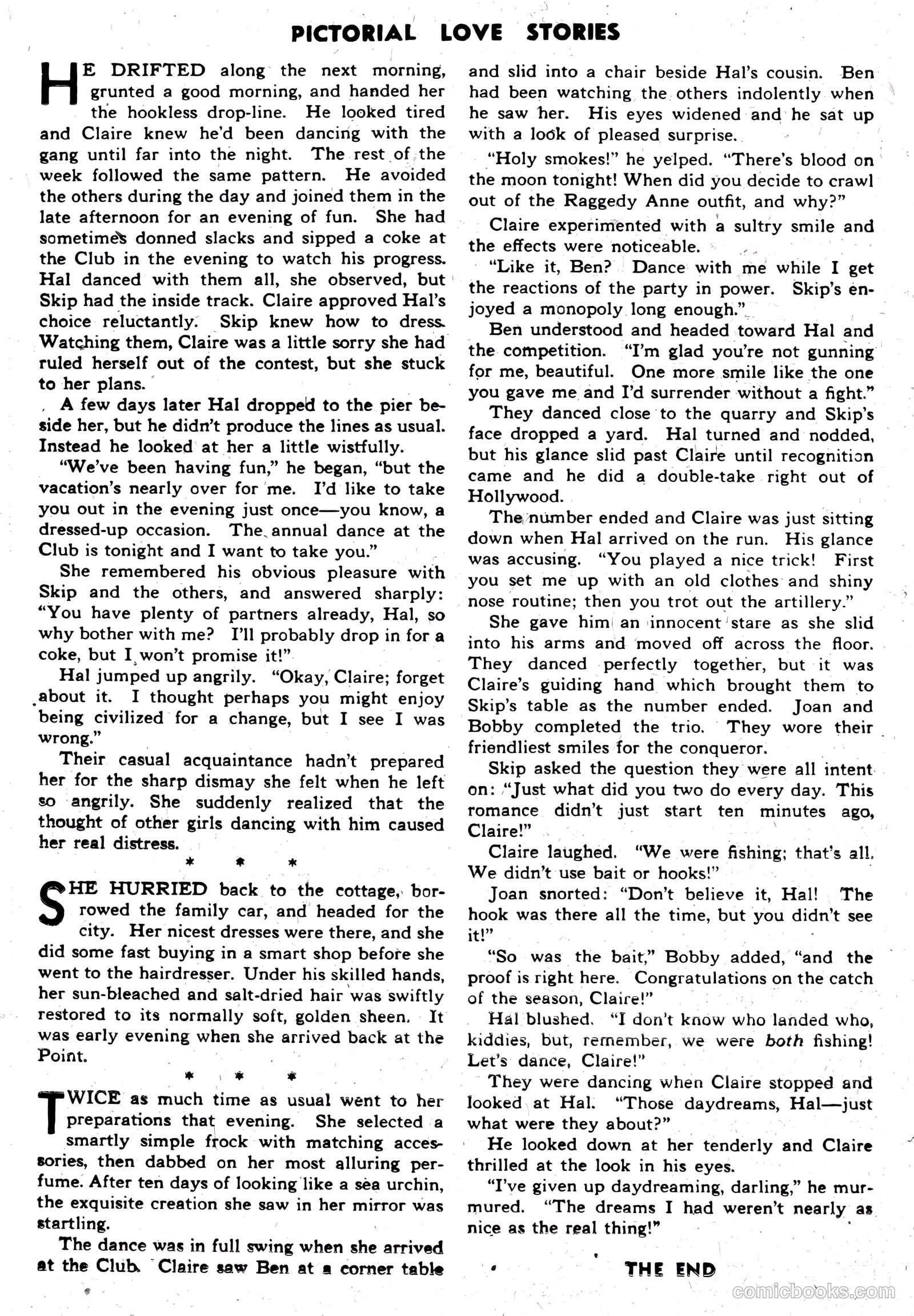 Pictorial Love Stories #26 (1950, Charlton) — page 18 of 37