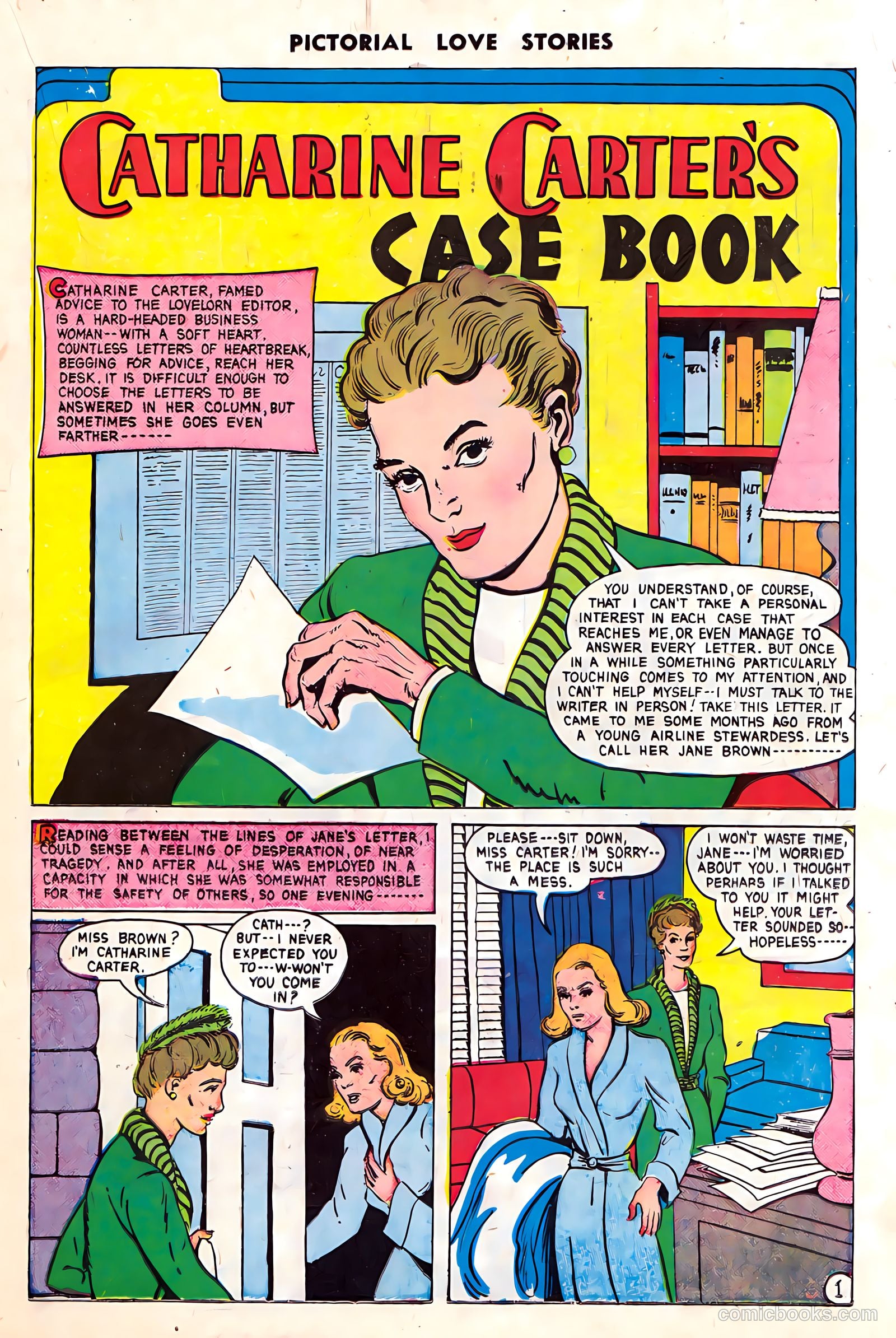 Pictorial Love Stories #26 (1950, Charlton) — page 19 of 37