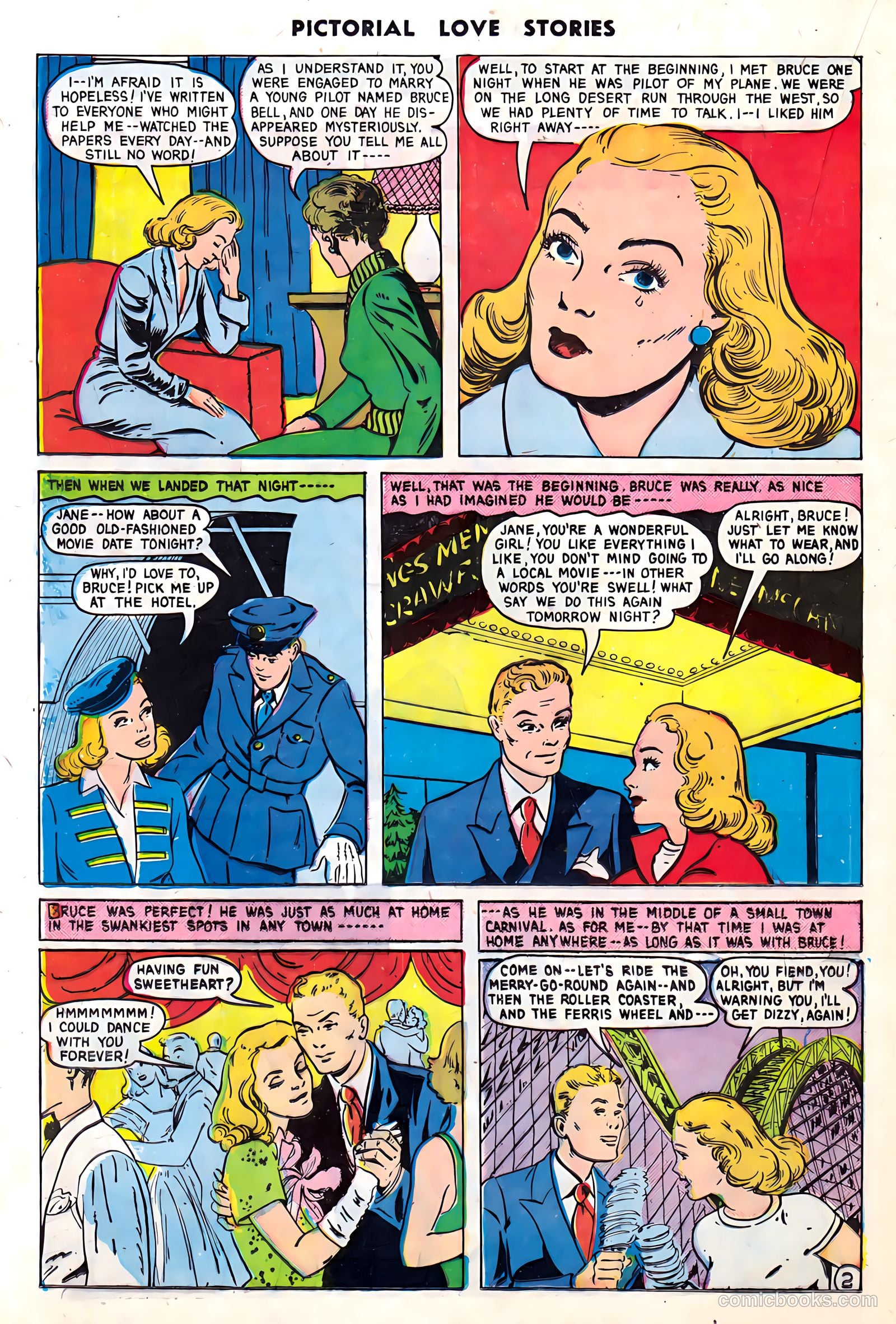 Pictorial Love Stories #26 (1950, Charlton) — page 20 of 37