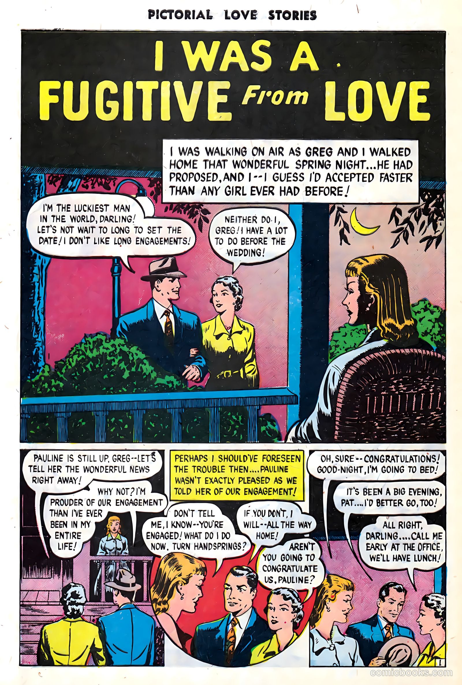Pictorial Love Stories #26 (1950, Charlton) — page 28 of 37