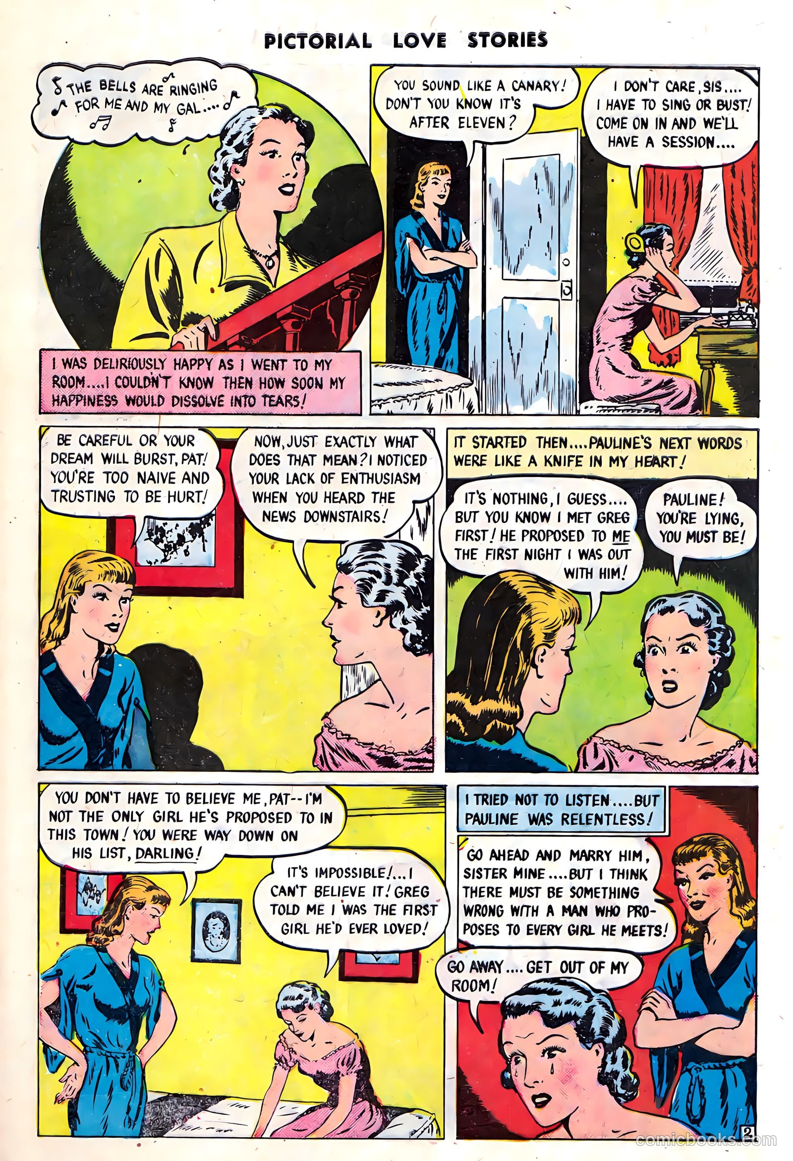 Pictorial Love Stories #26 (1950, Charlton) — page 29 of 37