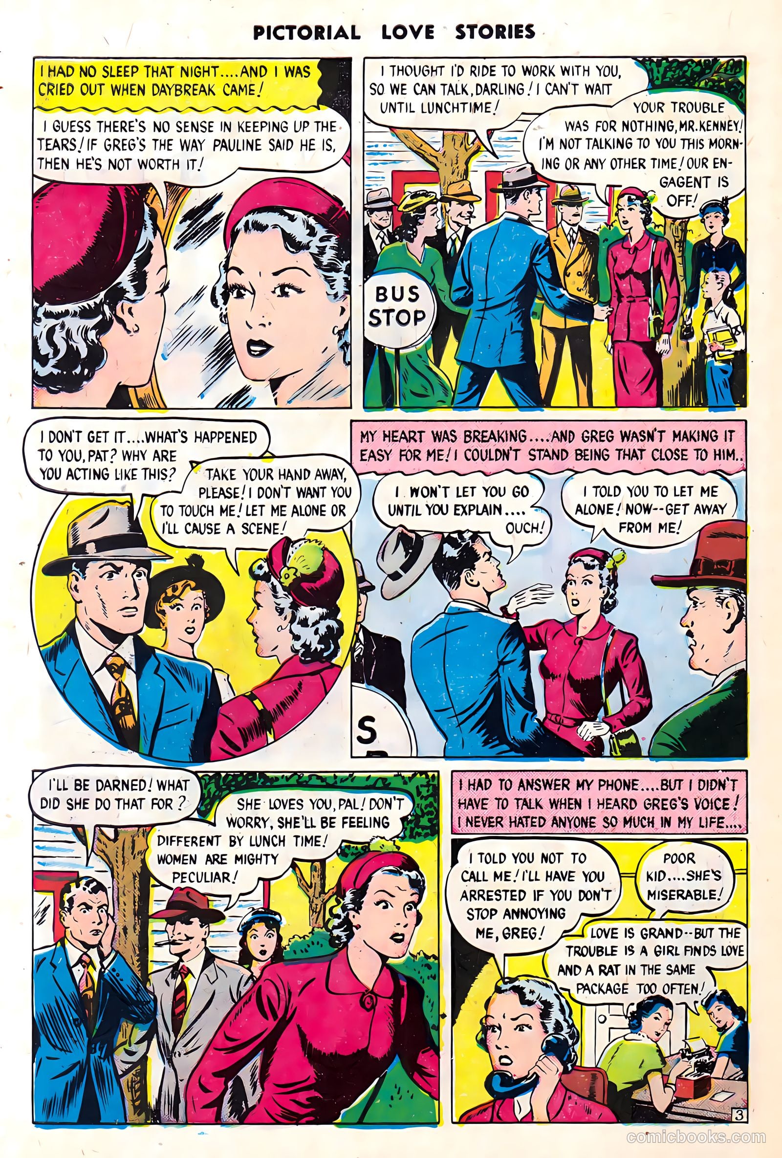 Pictorial Love Stories #26 (1950, Charlton) — page 30 of 37