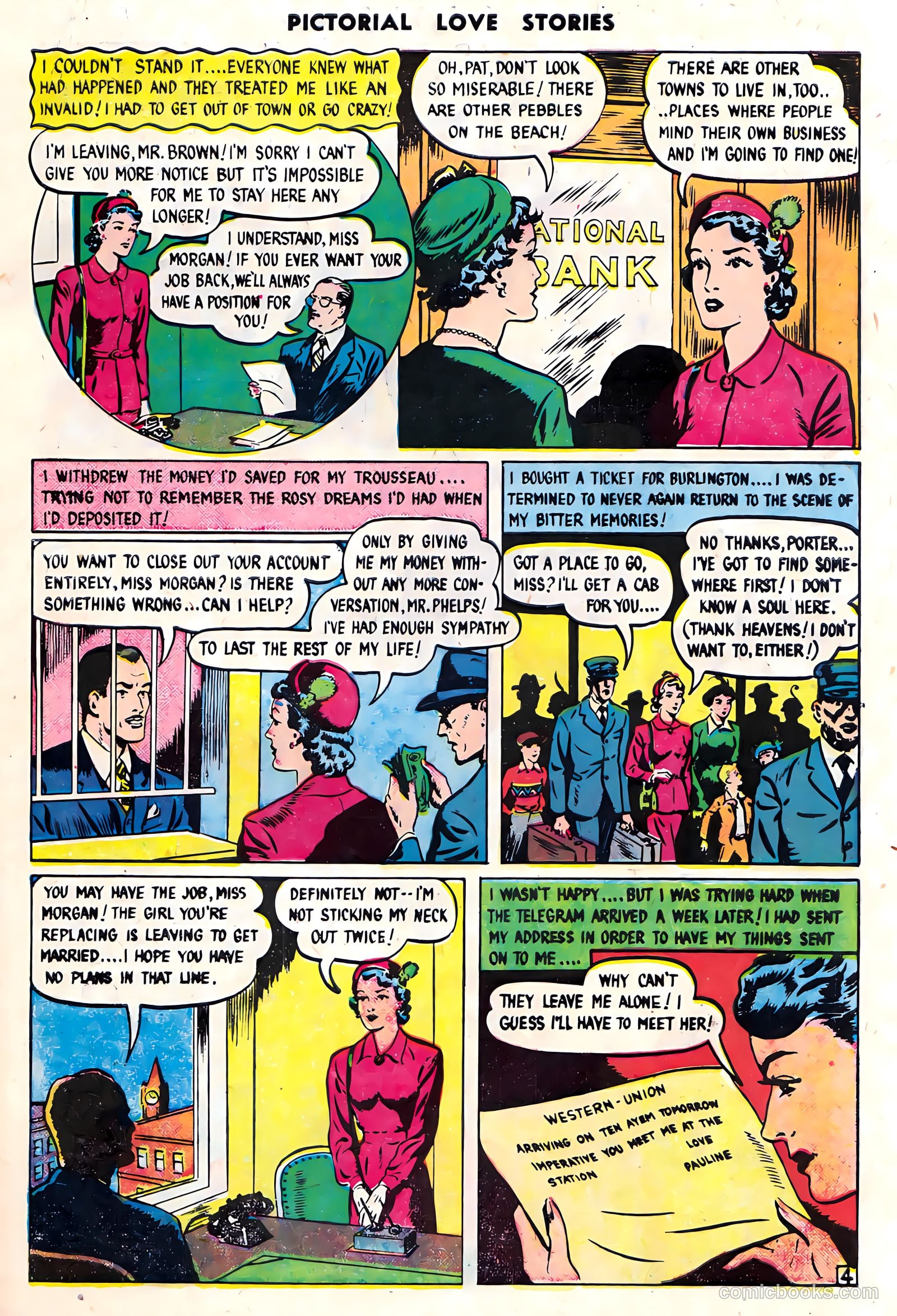 Pictorial Love Stories #26 (1950, Charlton) — page 31 of 37