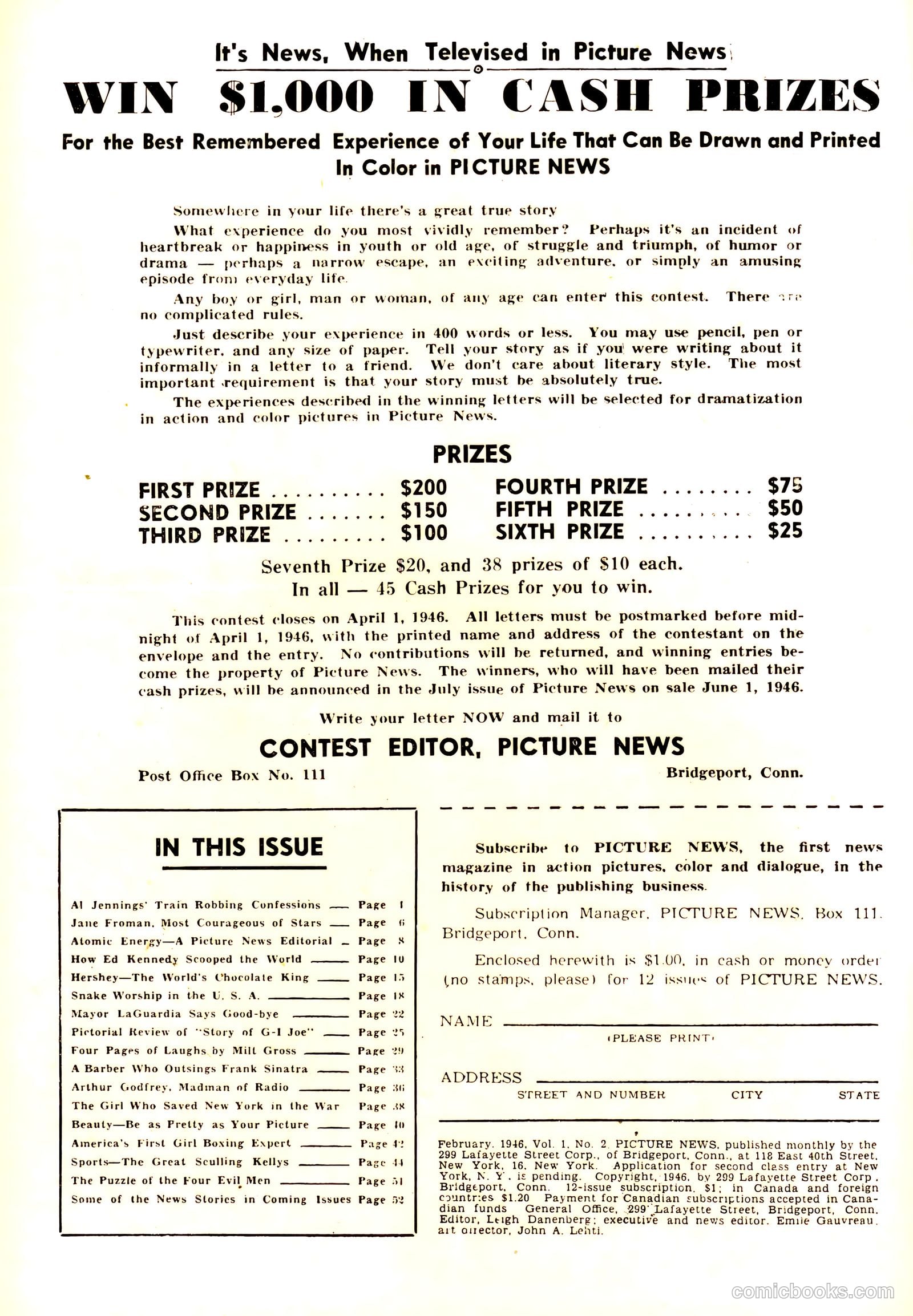 Picture News #2 (1946) — page 2