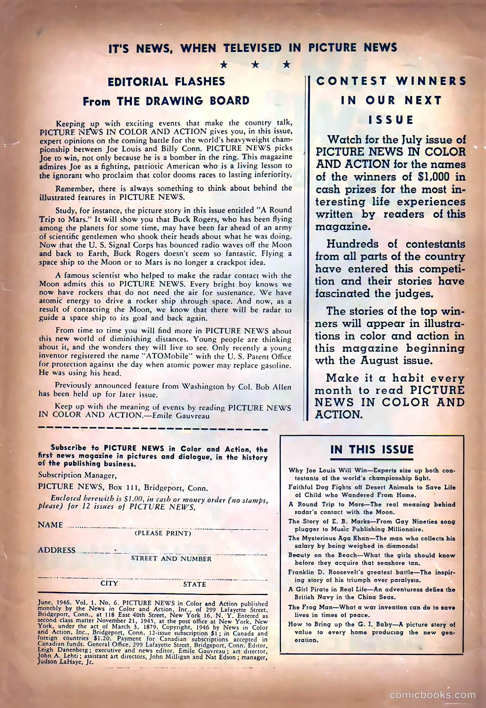 Picture News #6 (1946) — page 2