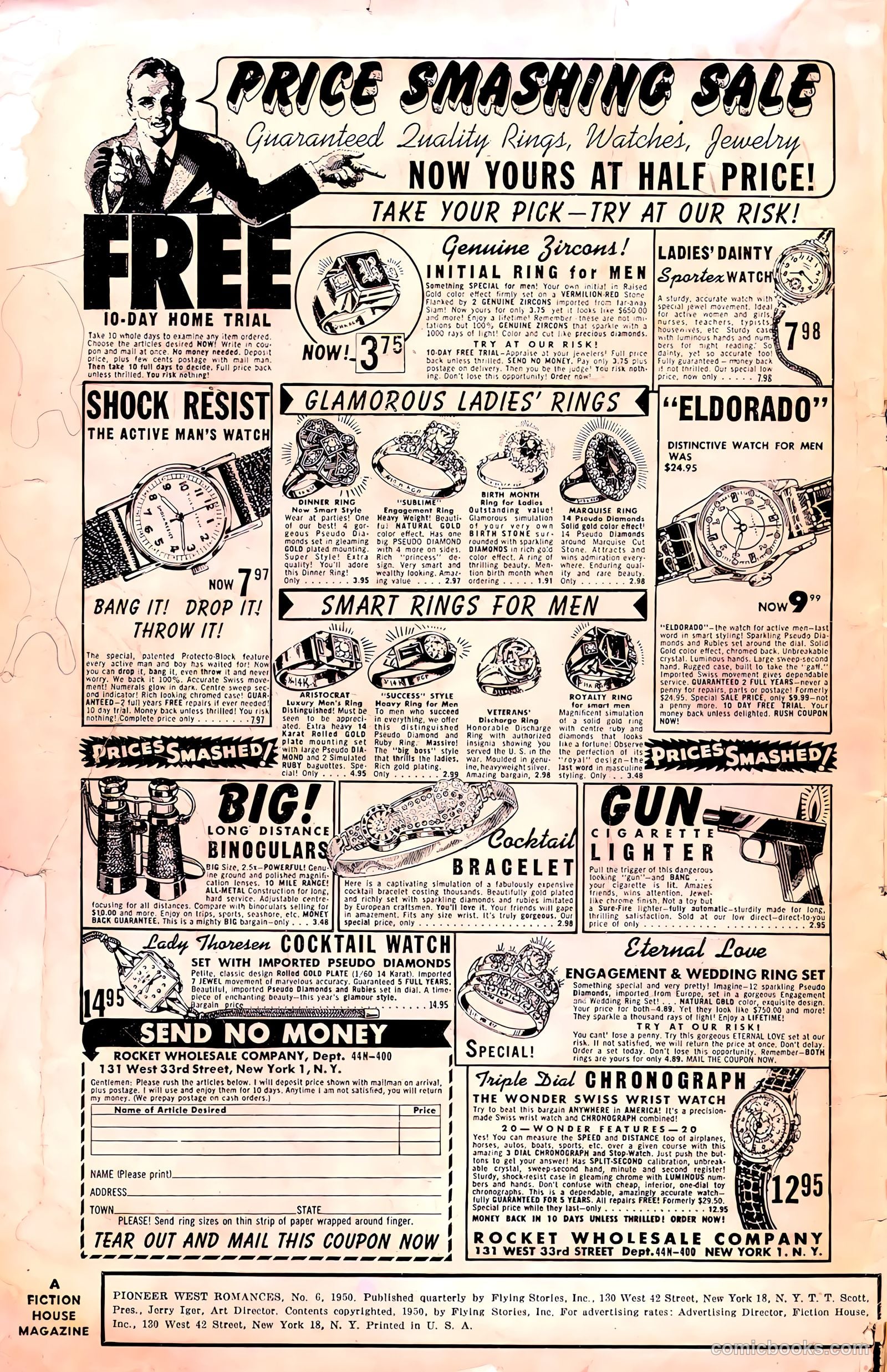 Pioneer West Romances #6 (1950, Fiction House) — page 2 of 36