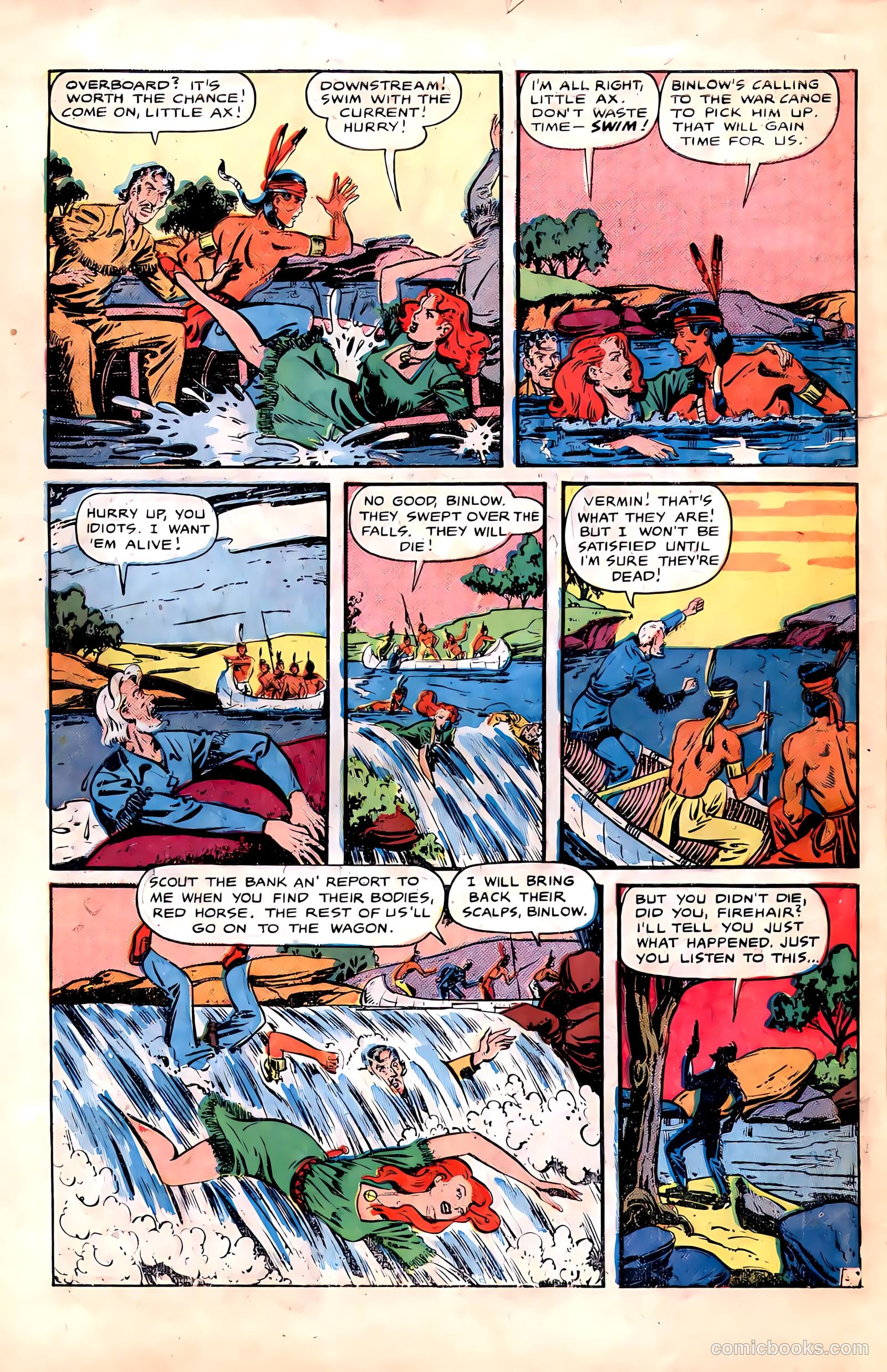 Pioneer West Romances #6 (1950, Fiction House) — page 6 of 36
