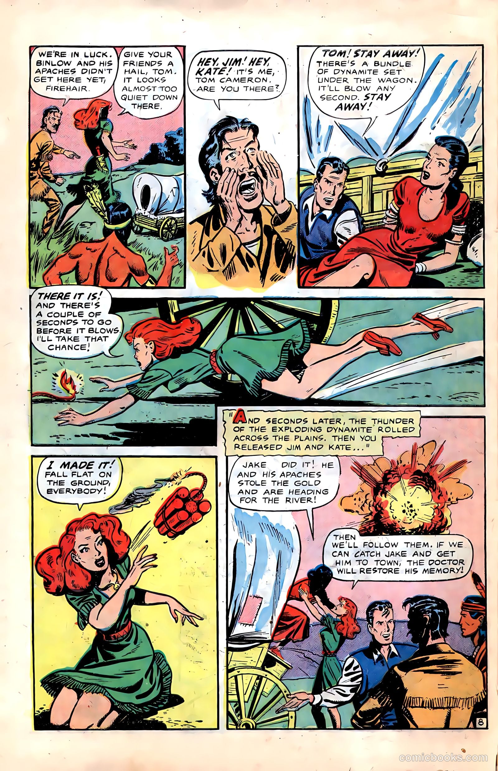 Pioneer West Romances #6 (1950, Fiction House) — page 10 of 36