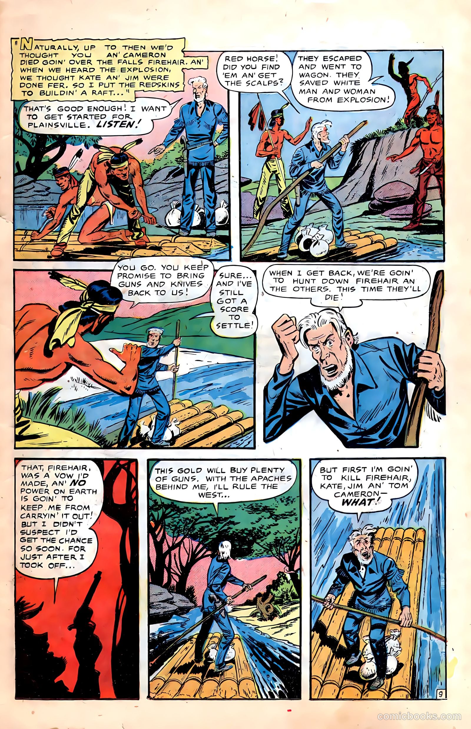 Pioneer West Romances #6 (1950, Fiction House) — page 11 of 36