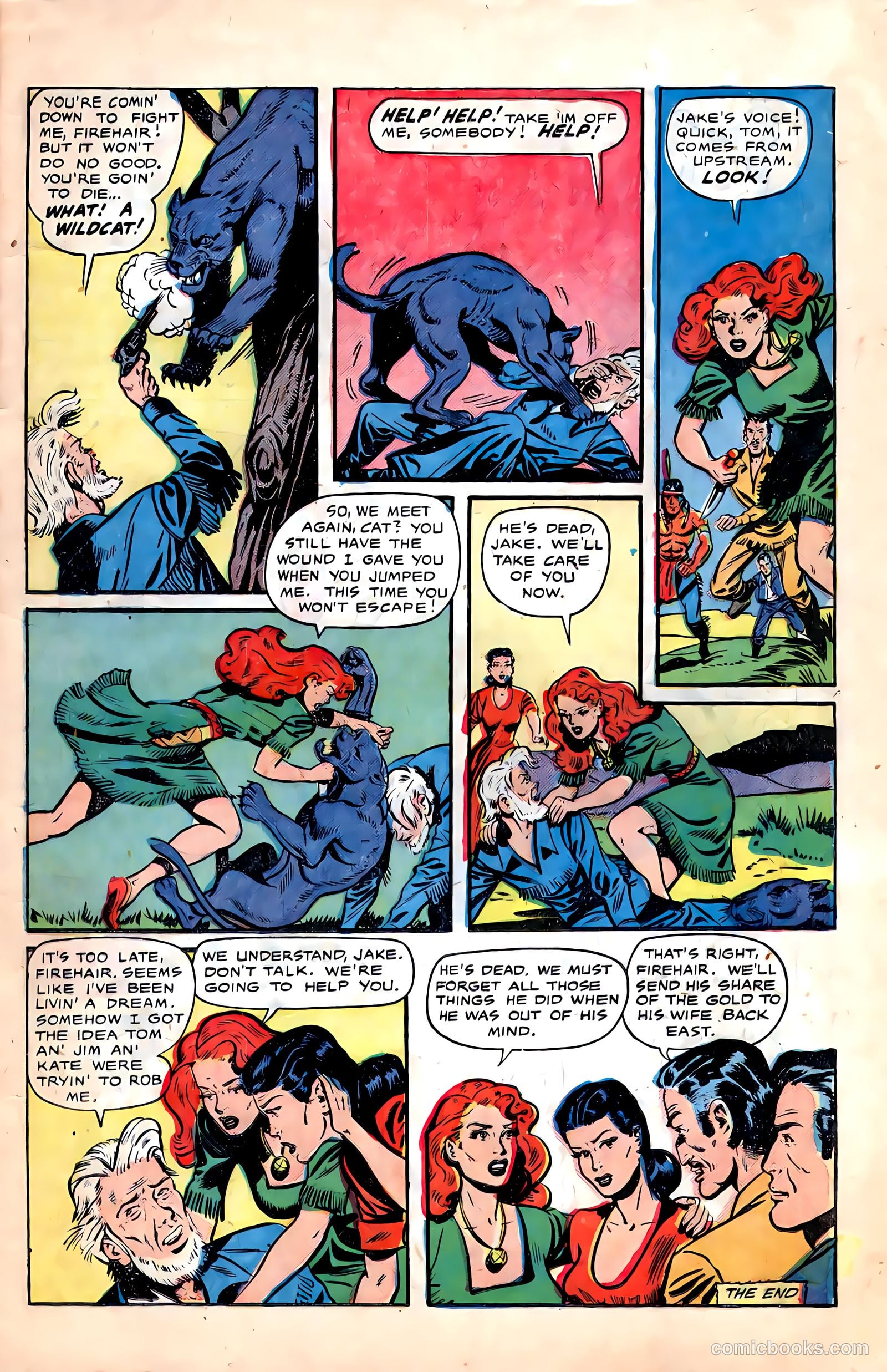 Pioneer West Romances #6 (1950, Fiction House) — page 13 of 36