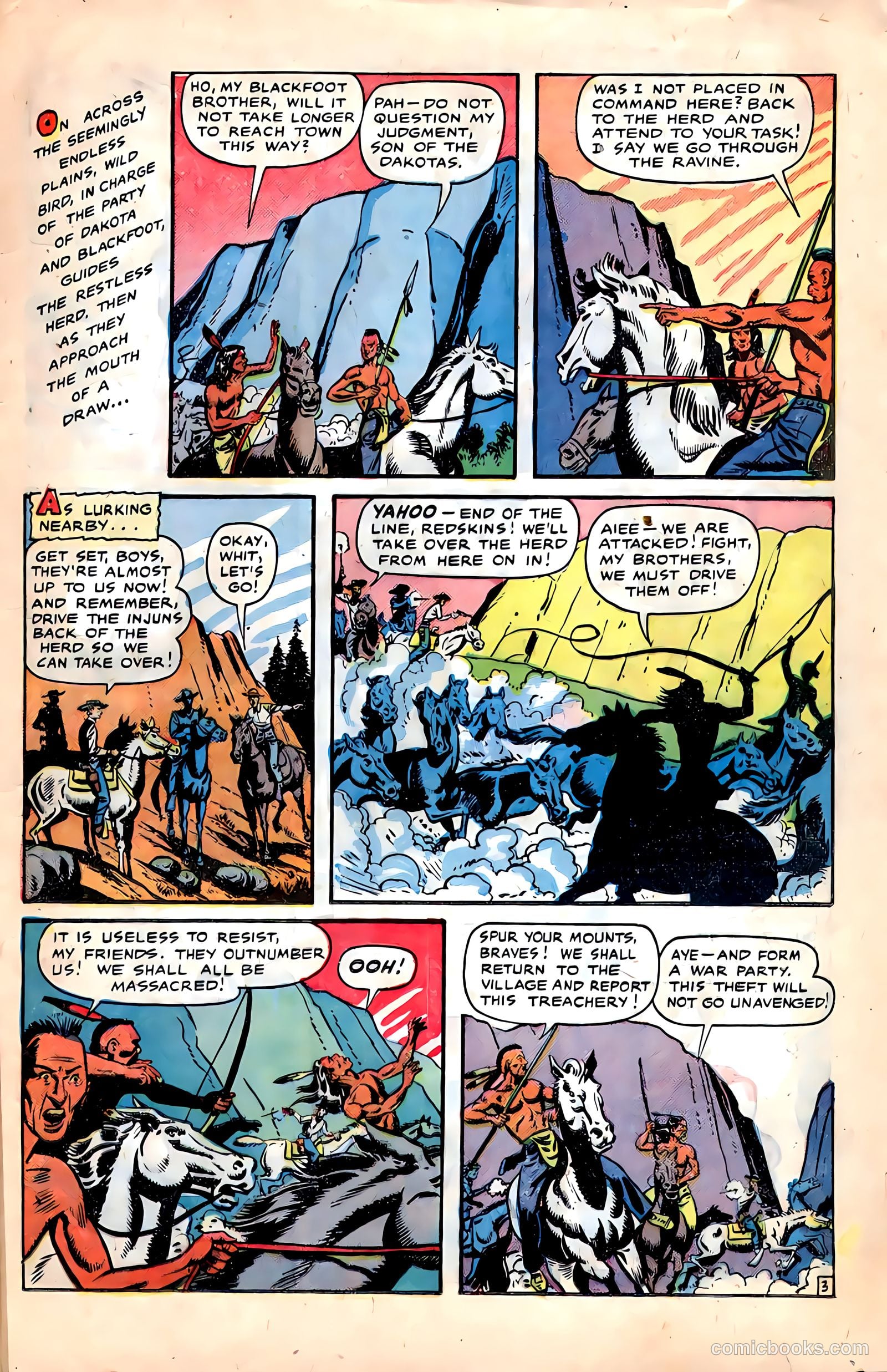 Pioneer West Romances #6 (1950, Fiction House) — page 17 of 36