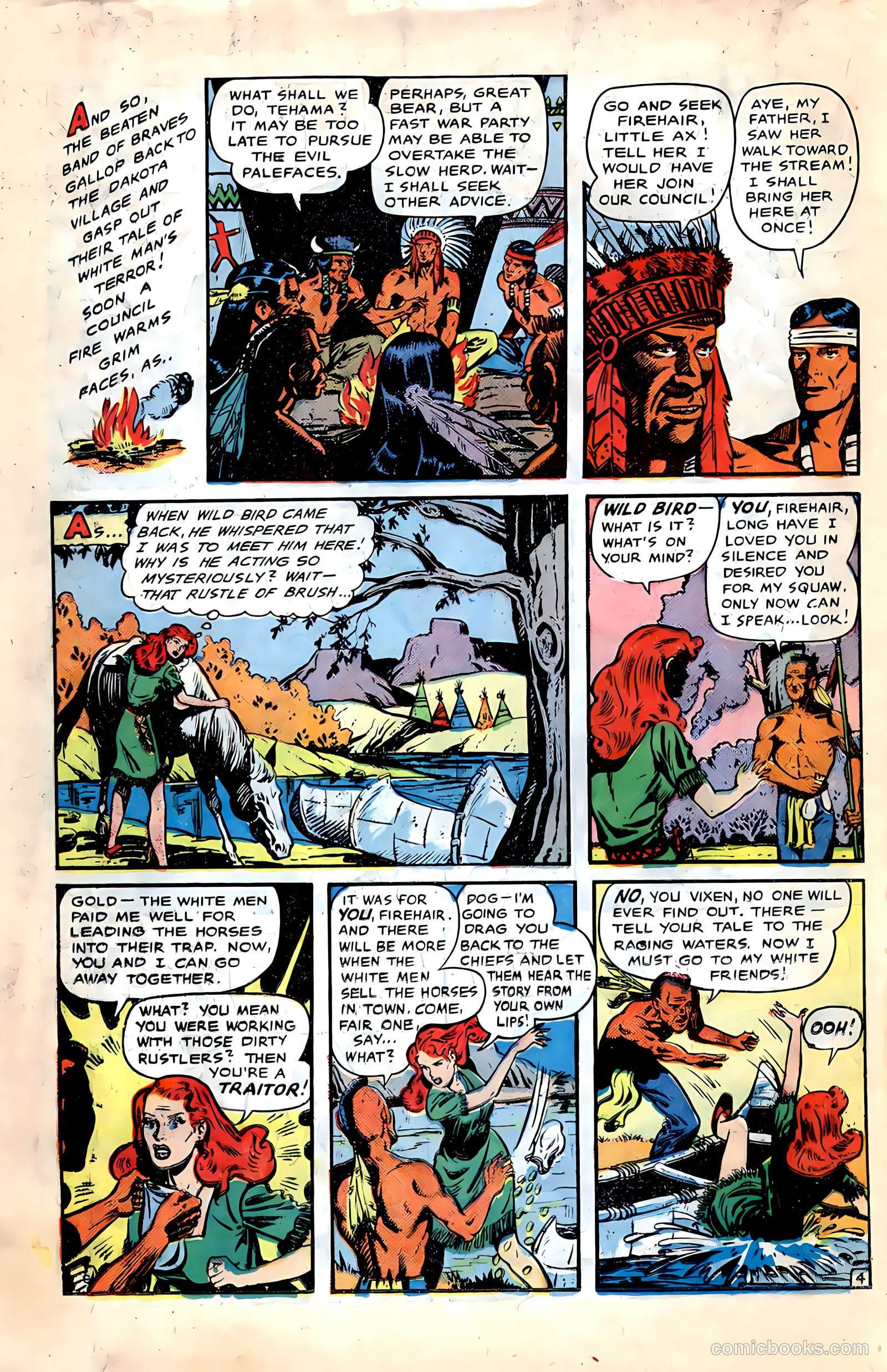Pioneer West Romances #6 (1950, Fiction House) — page 18 of 36