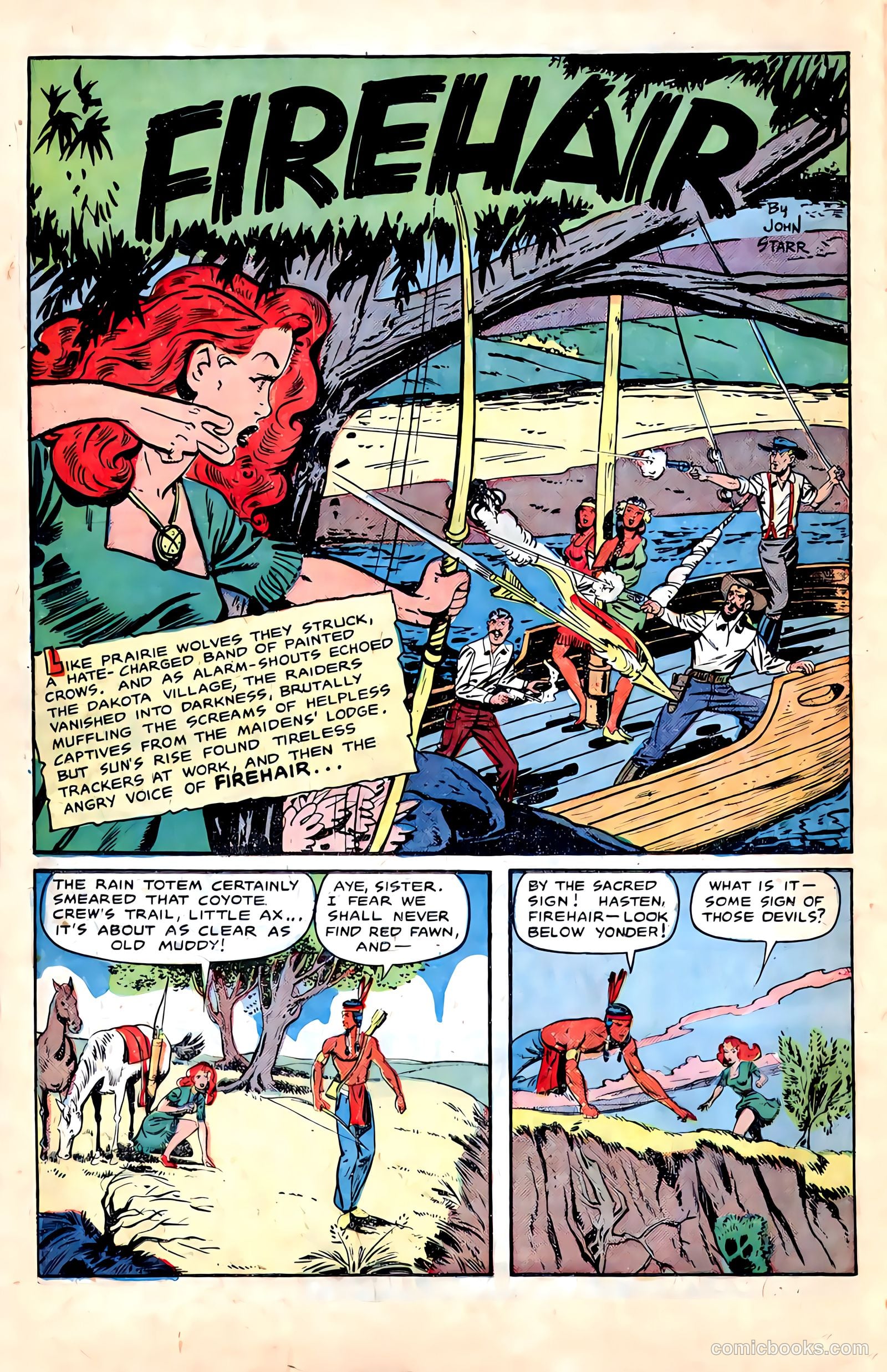 Pioneer West Romances #6 (1950, Fiction House) — page 24 of 36