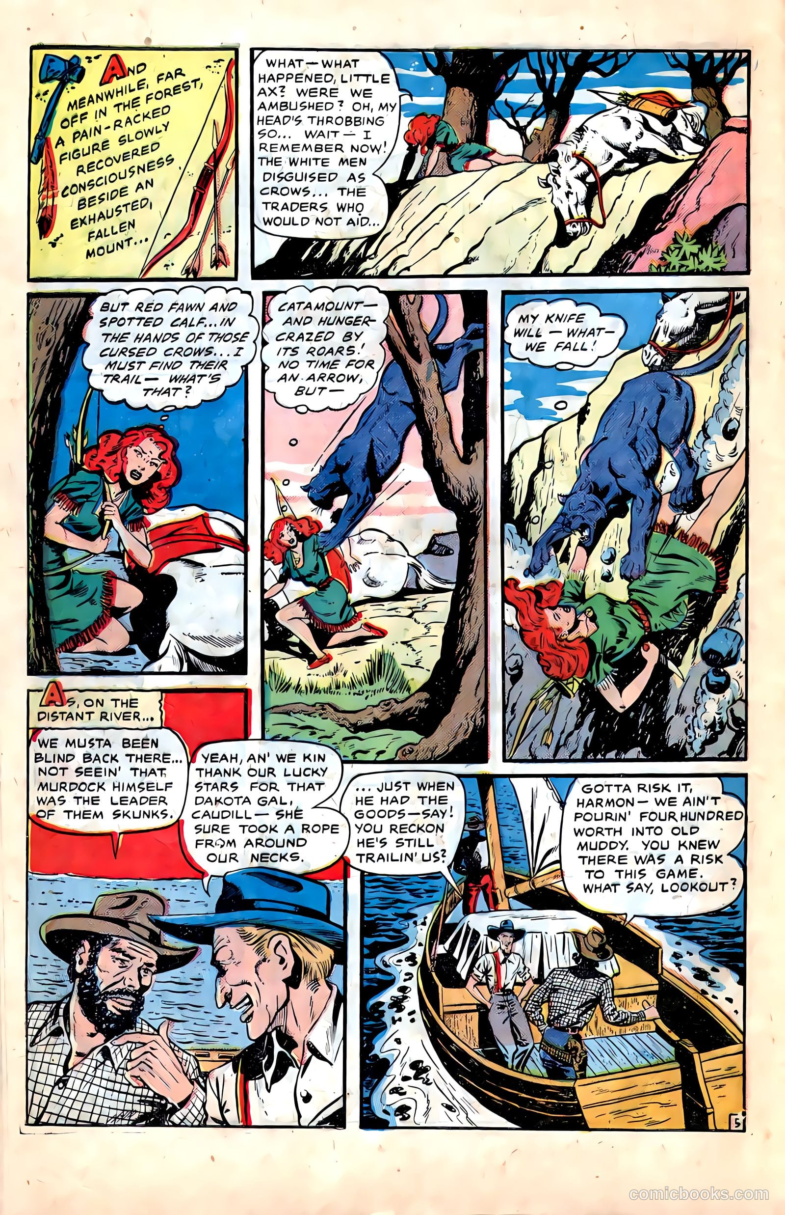 Pioneer West Romances #6 (1950, Fiction House) — page 28 of 36