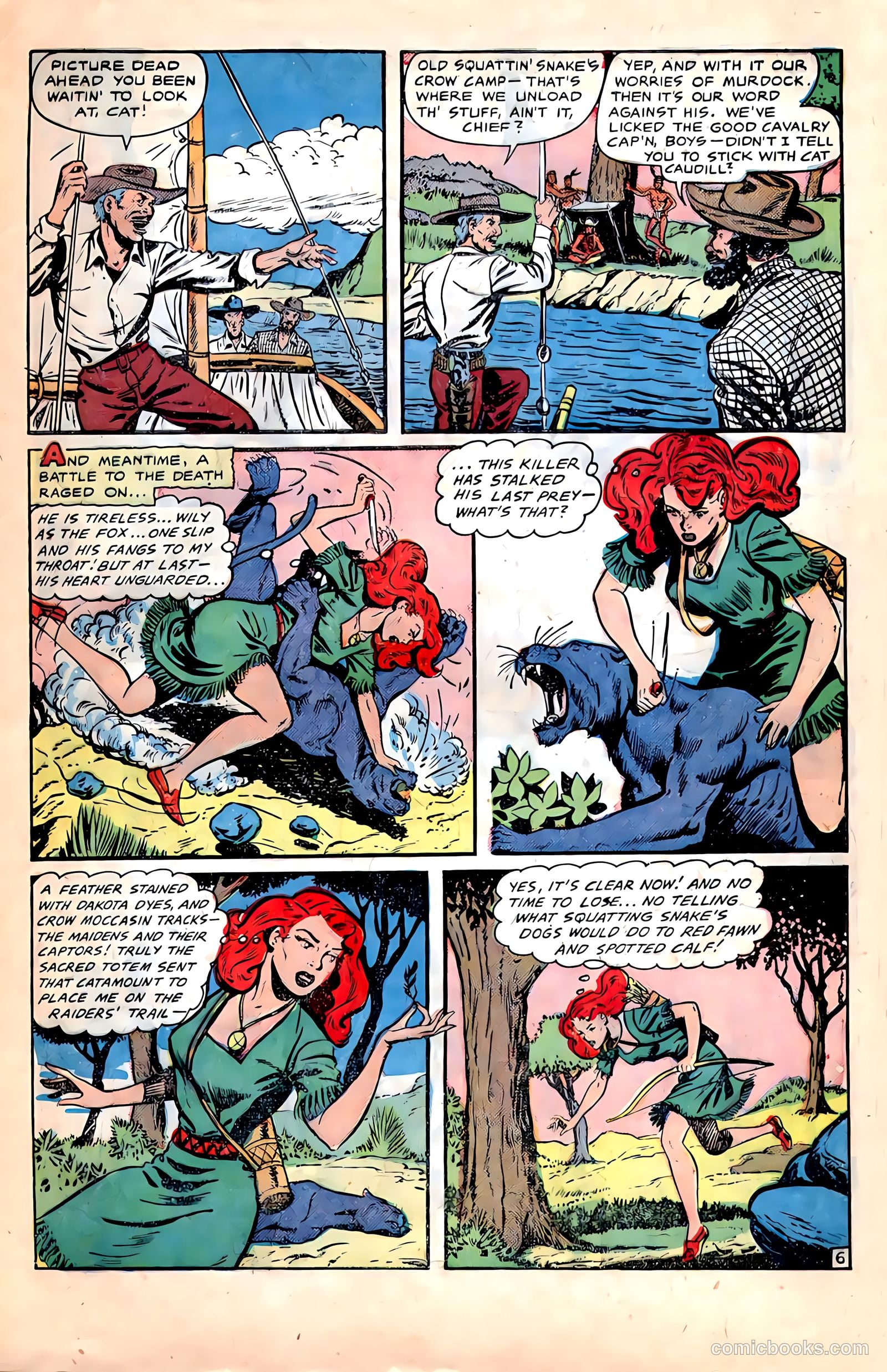 Pioneer West Romances #6 (1950, Fiction House) — page 29 of 36