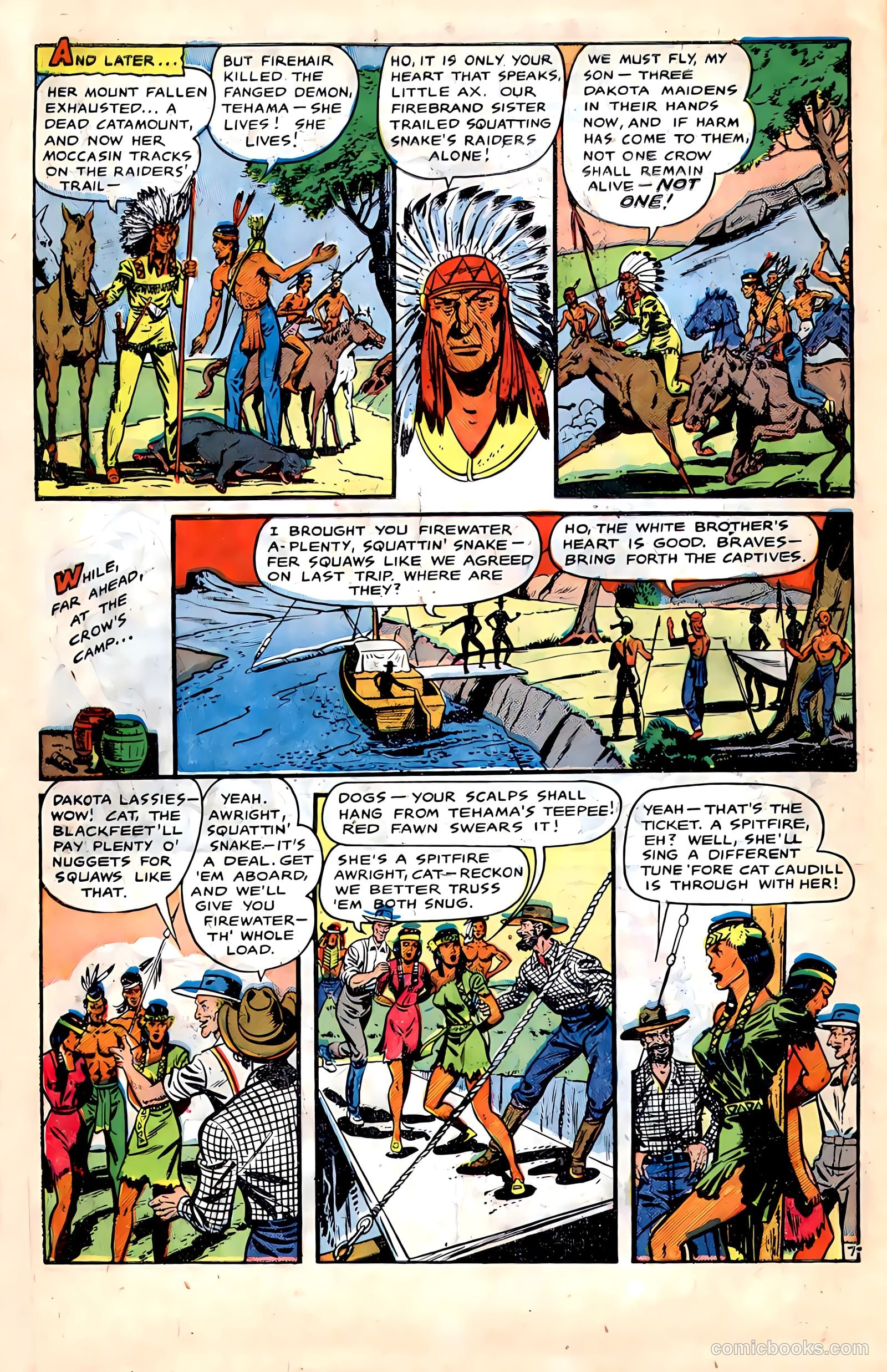 Pioneer West Romances #6 (1950, Fiction House) — page 30 of 36