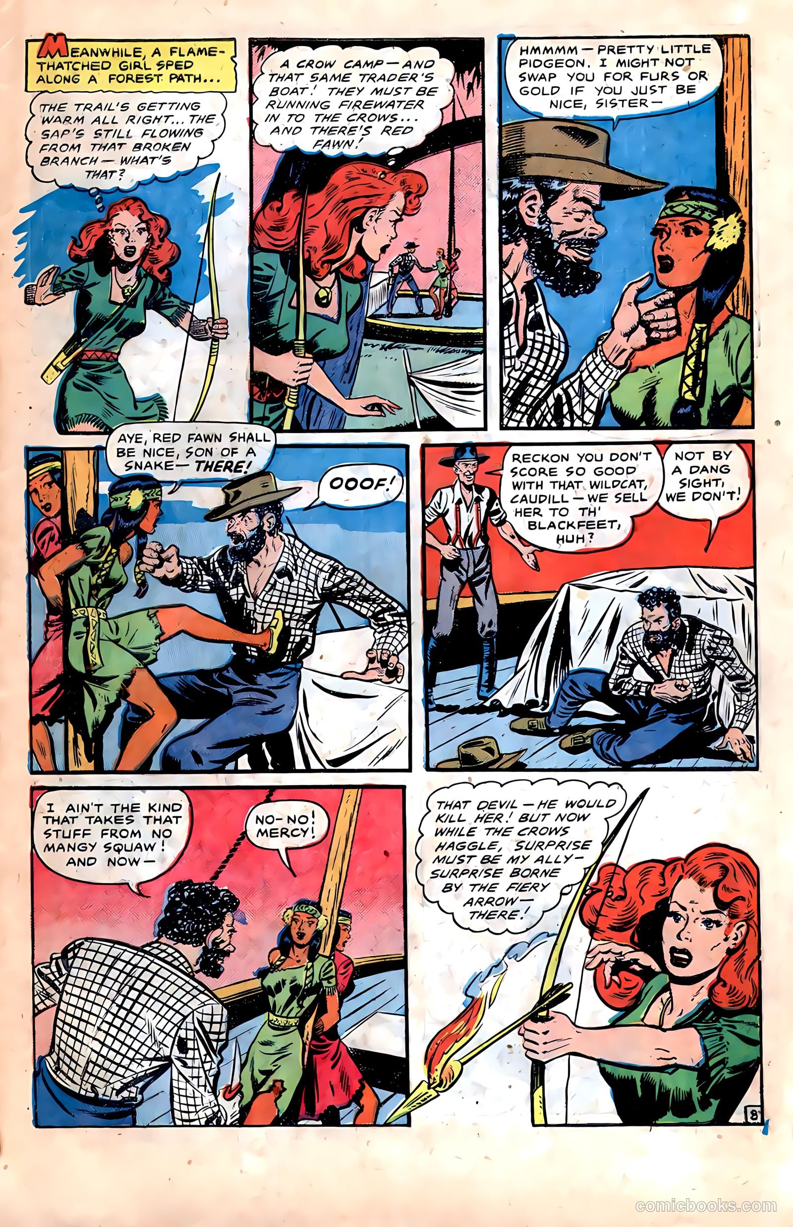 Pioneer West Romances #6 (1950, Fiction House) — page 31 of 36