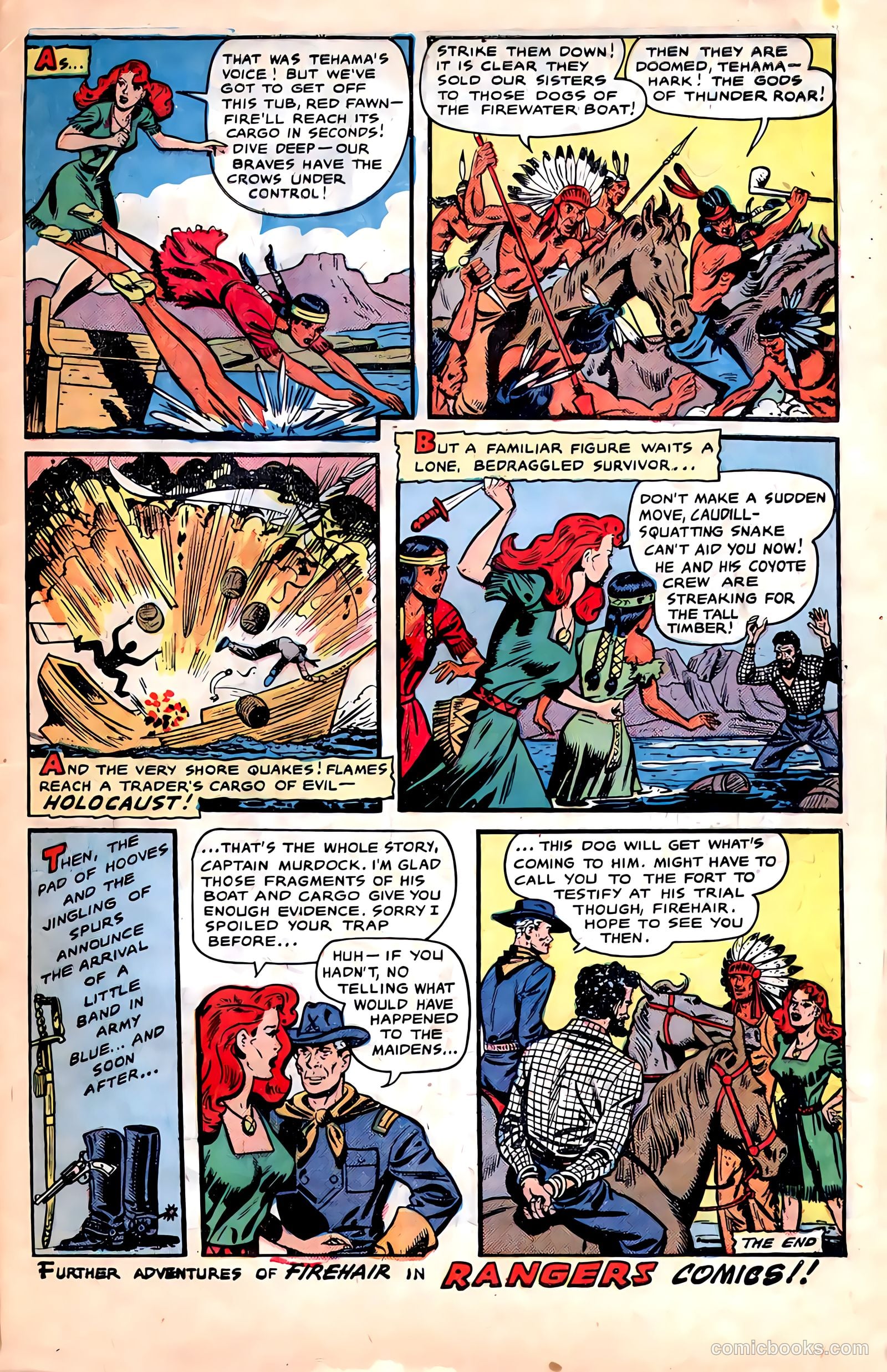 Pioneer West Romances #6 (1950, Fiction House) — page 33 of 36
