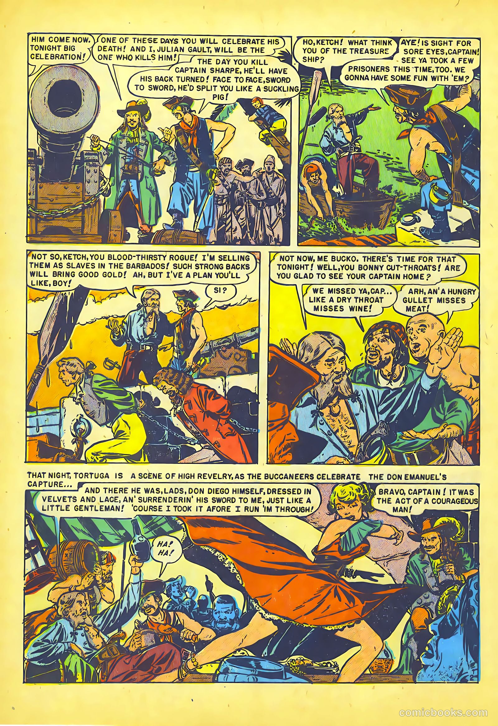 Pirates Comics #1 (1950, Streamline) — page 4 of 52