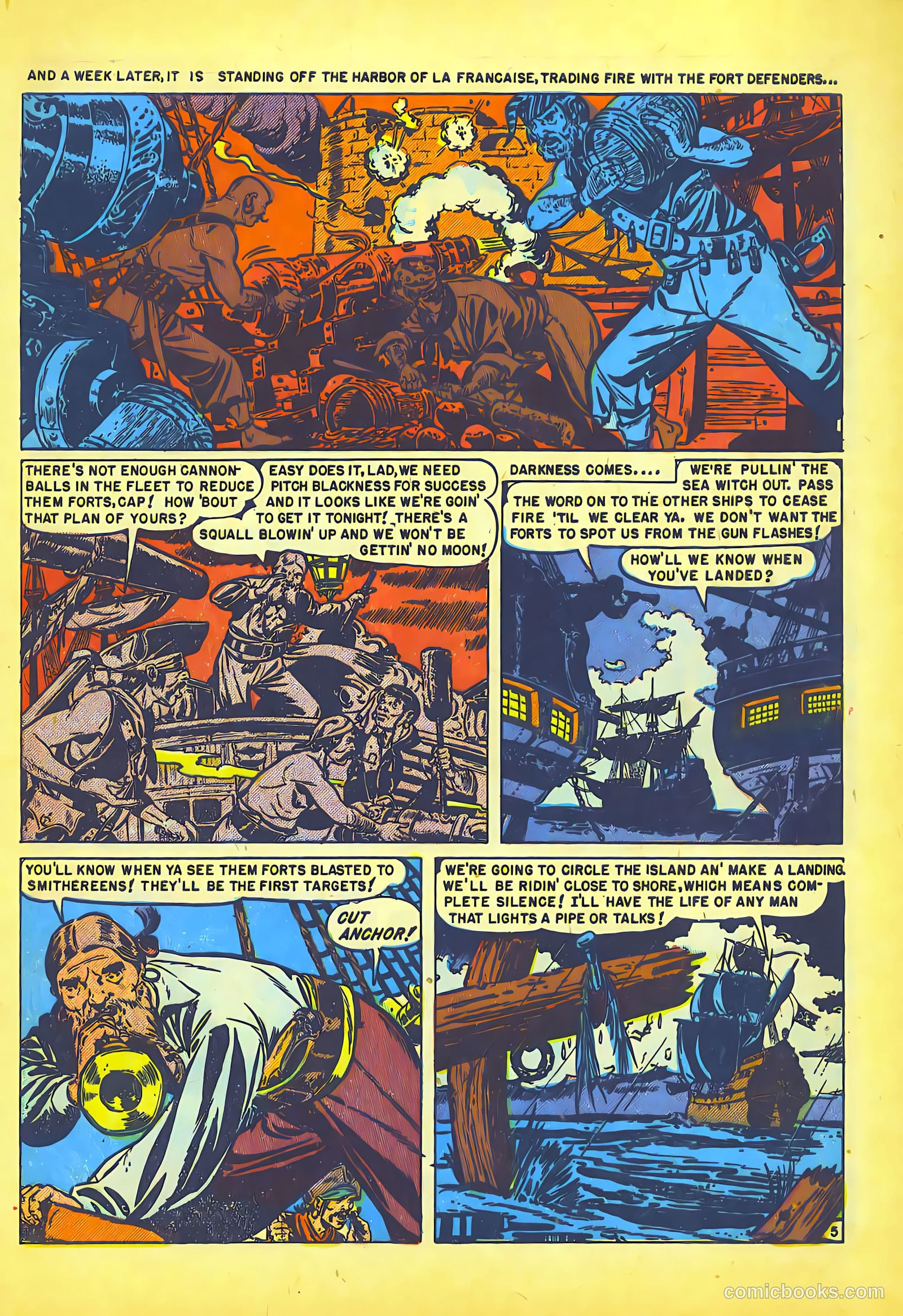 Pirates Comics #1 (1950, Streamline) — page 7 of 52