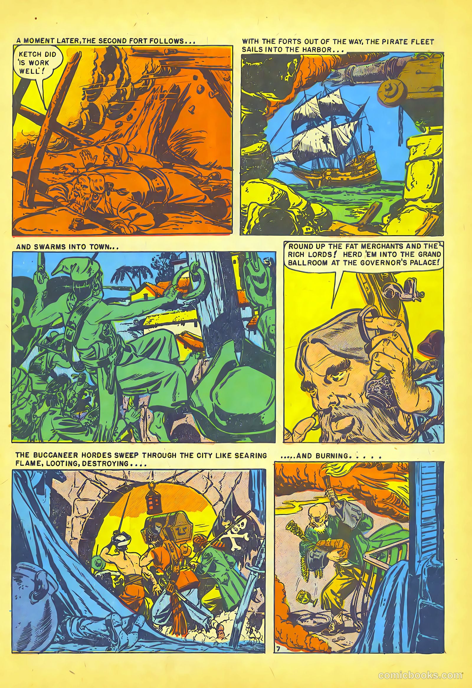 Pirates Comics #1 (1950, Streamline) — page 9 of 52