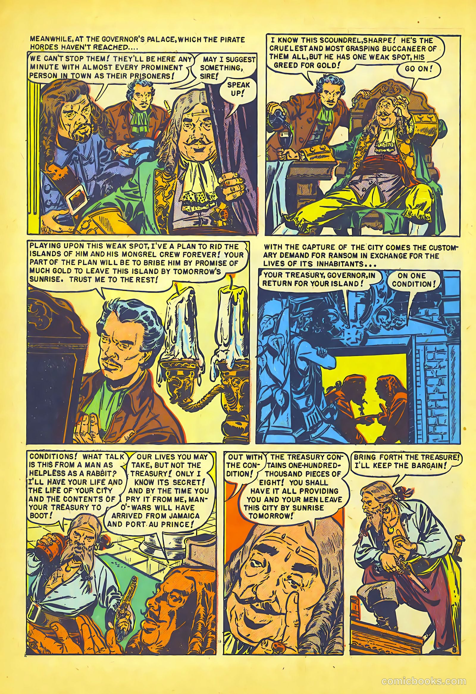 Pirates Comics #1 (1950, Streamline) — page 10 of 52