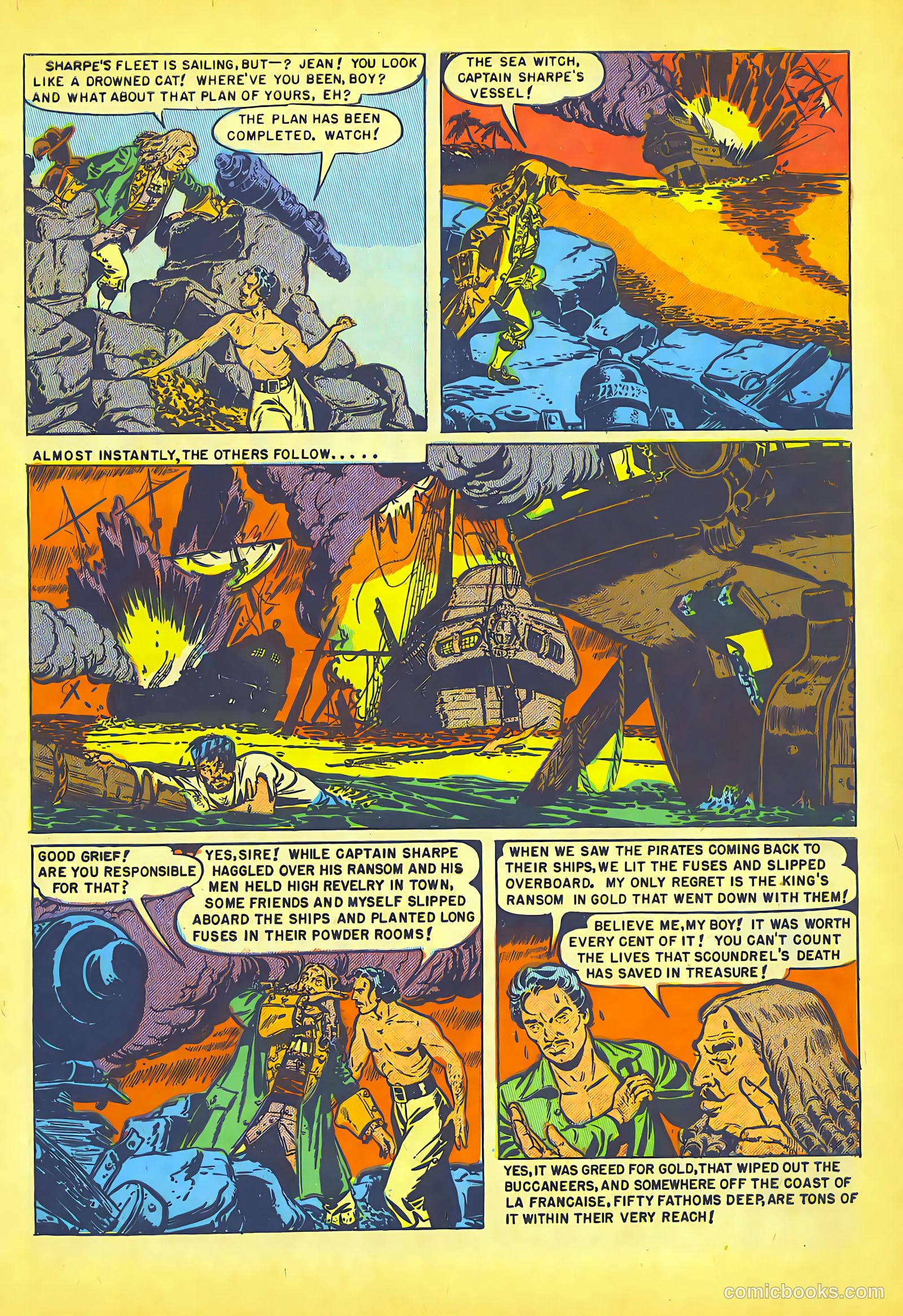 Pirates Comics #1 (1950, Streamline) — page 11 of 52
