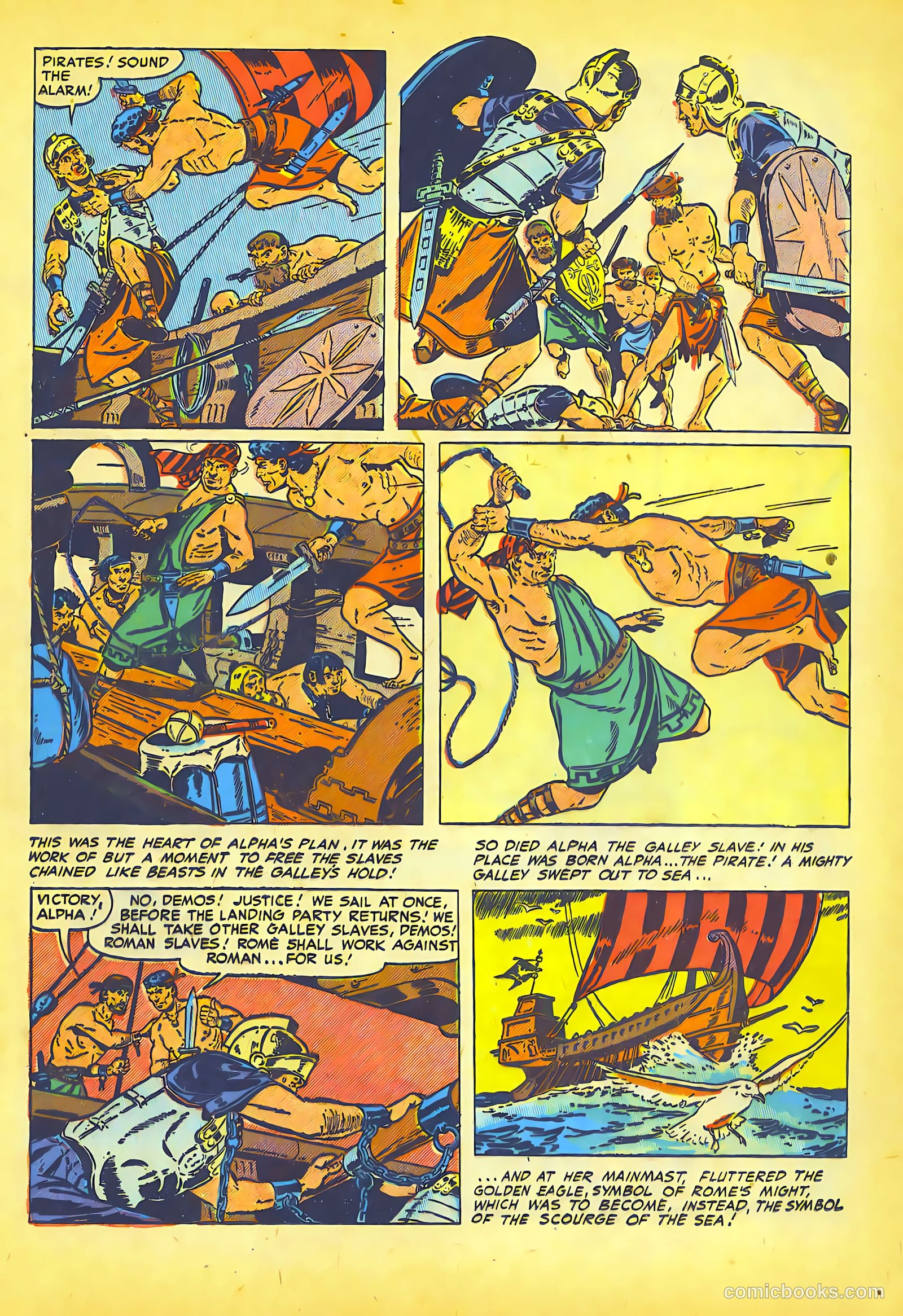 Pirates Comics #1 (1950, Streamline) — page 19 of 52