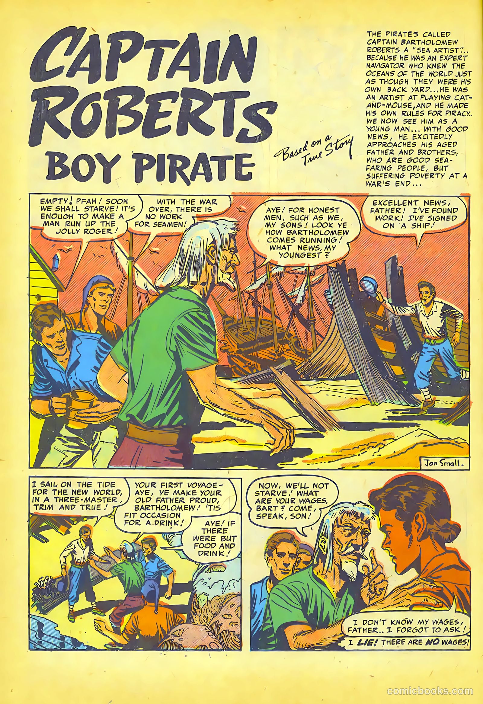 Pirates Comics #1 (1950, Streamline) — page 20 of 52