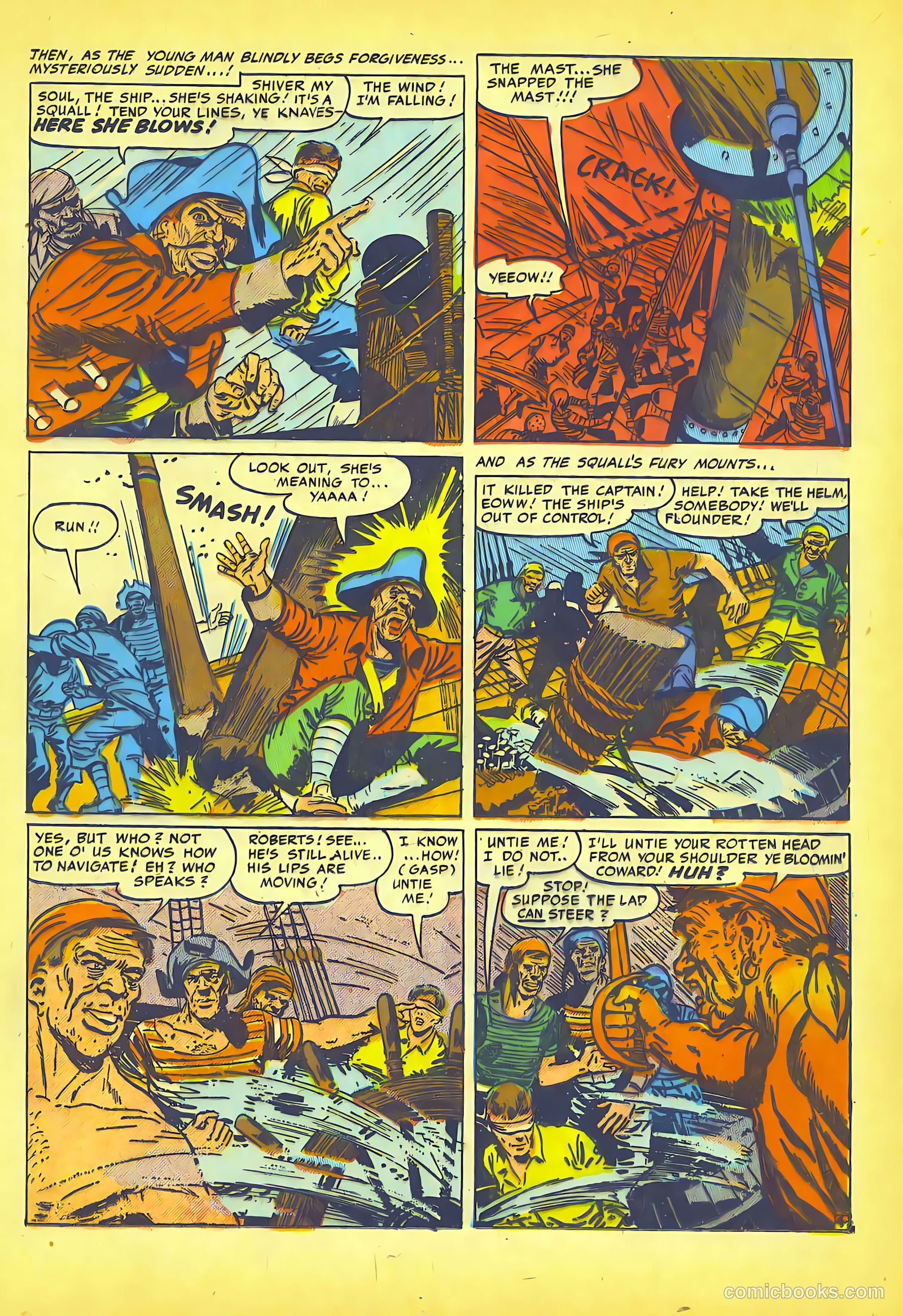 Pirates Comics #1 (1950, Streamline) — page 23 of 52