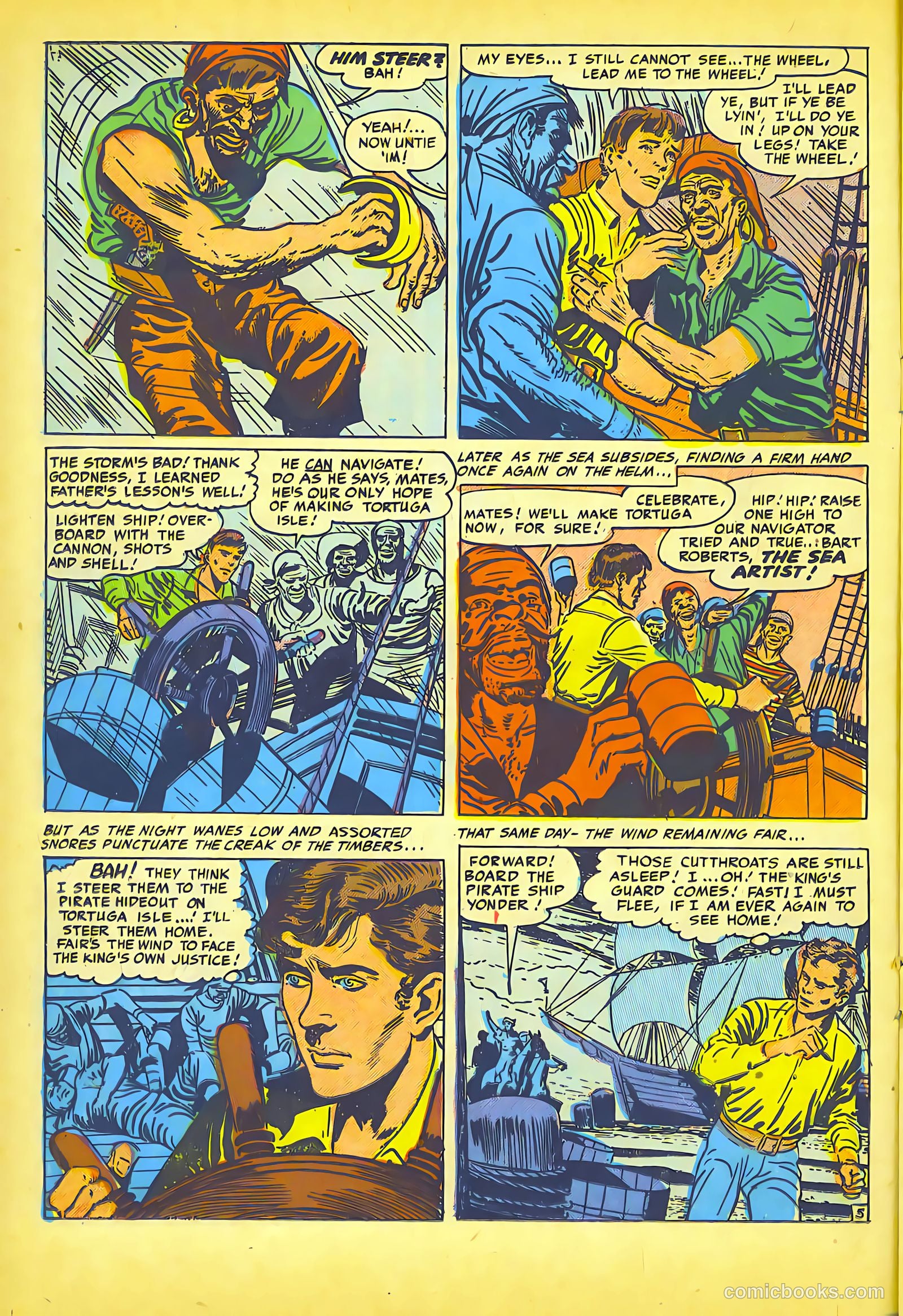 Pirates Comics #1 (1950, Streamline) — page 24 of 52