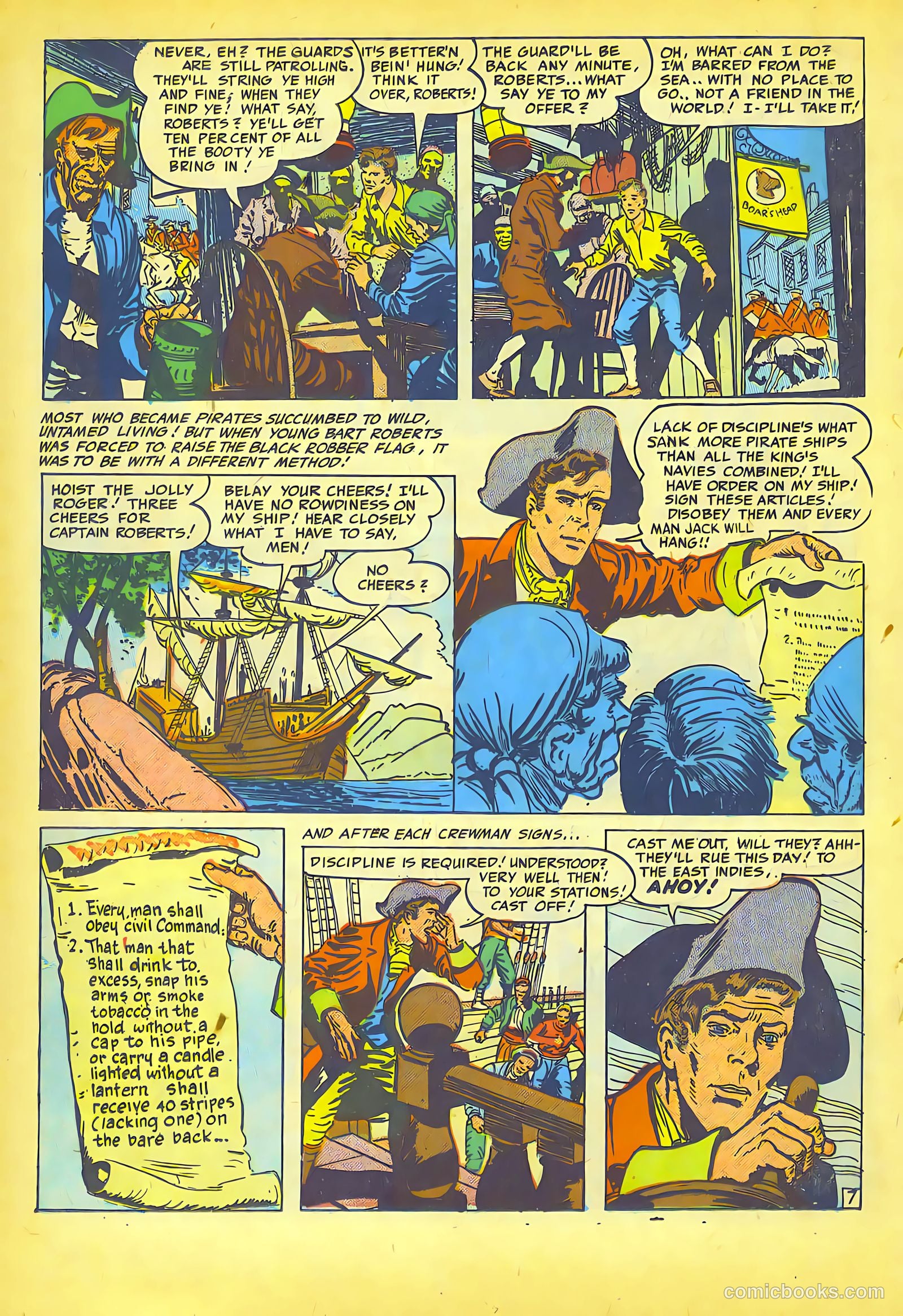 Pirates Comics #1 (1950, Streamline) — page 26 of 52