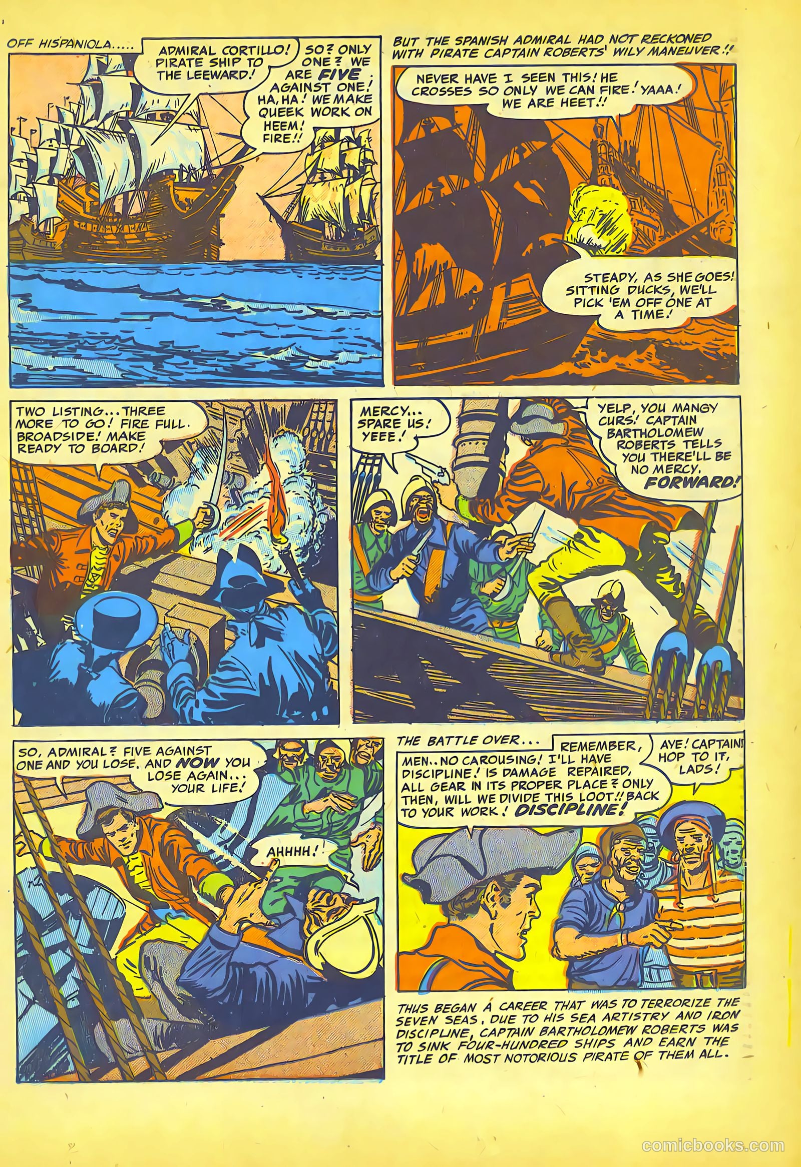 Pirates Comics #1 (1950, Streamline) — page 27 of 52