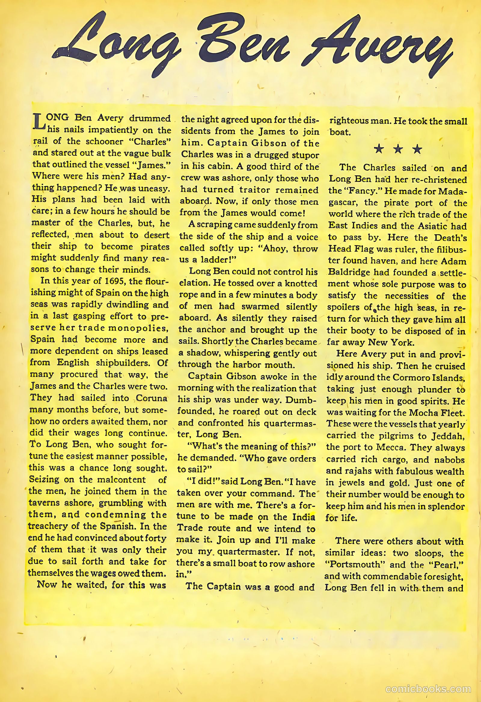 Pirates Comics #1 (1950, Streamline) — page 28 of 52