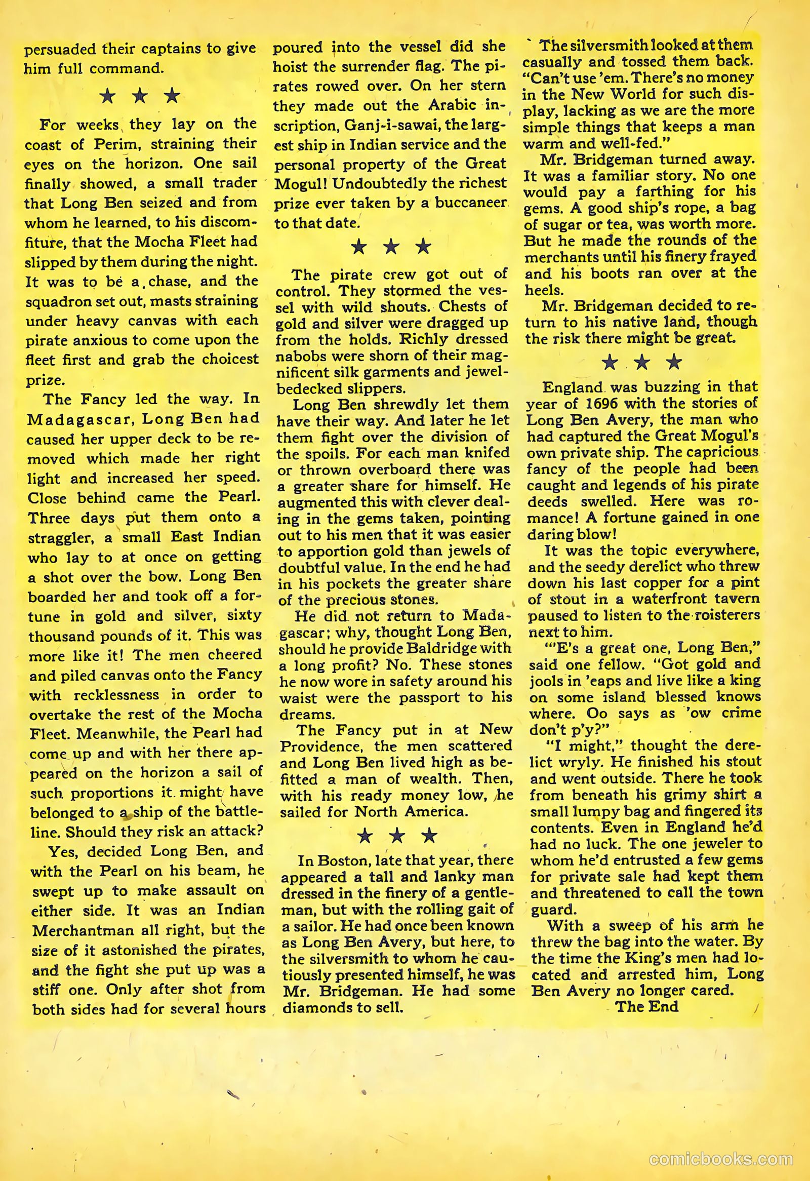 Pirates Comics #1 (1950, Streamline) — page 29 of 52