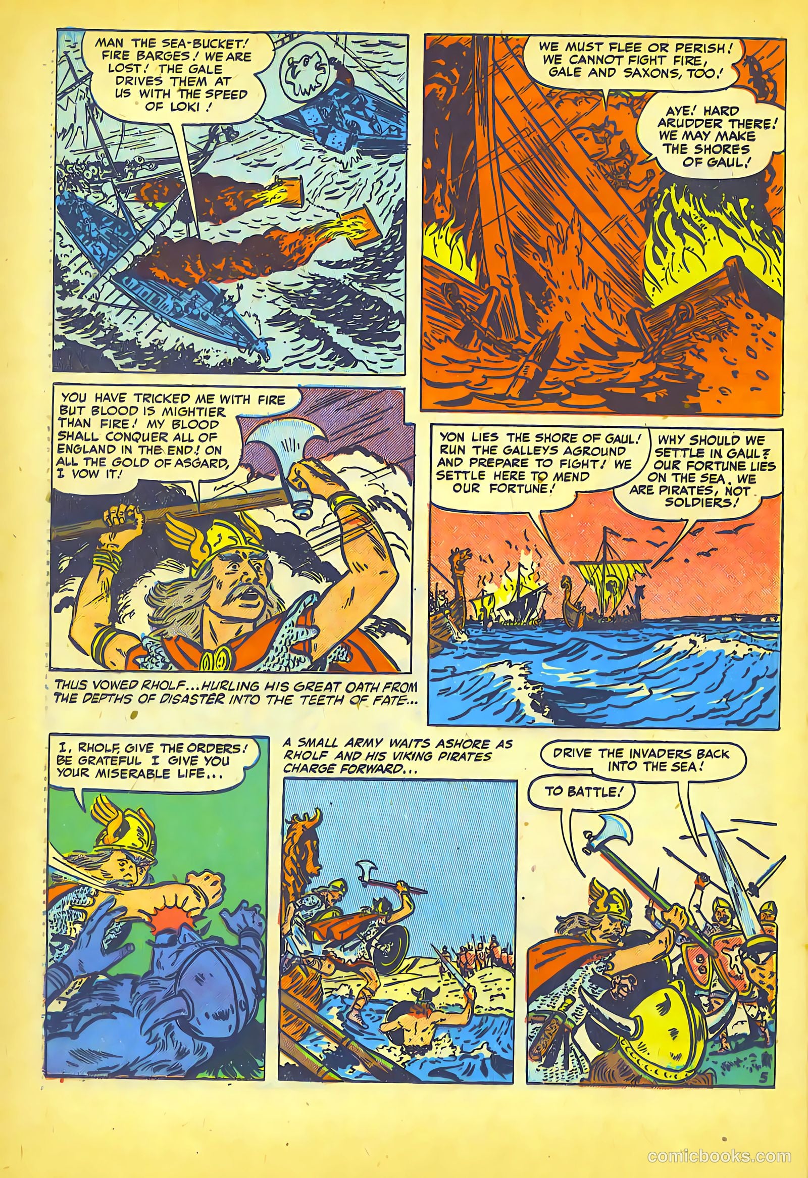 Pirates Comics #1 (1950, Streamline) — page 34 of 52