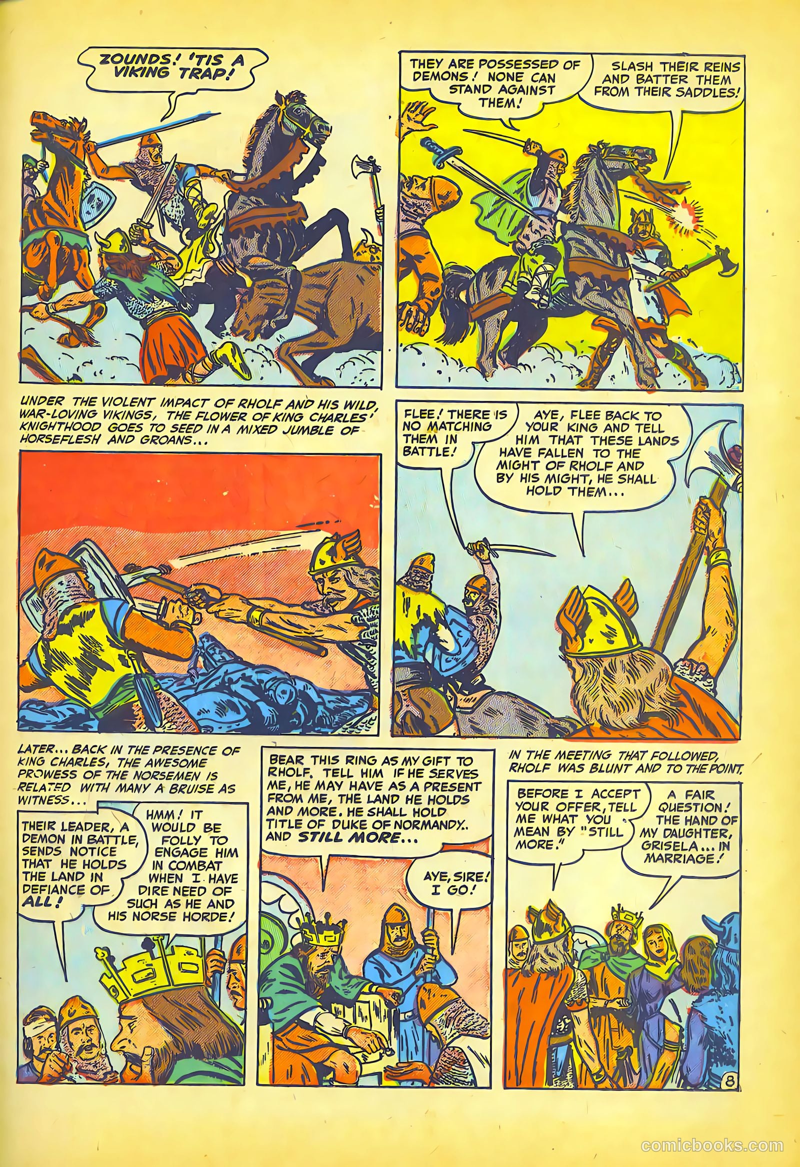 Pirates Comics #1 (1950, Streamline) — page 37 of 52