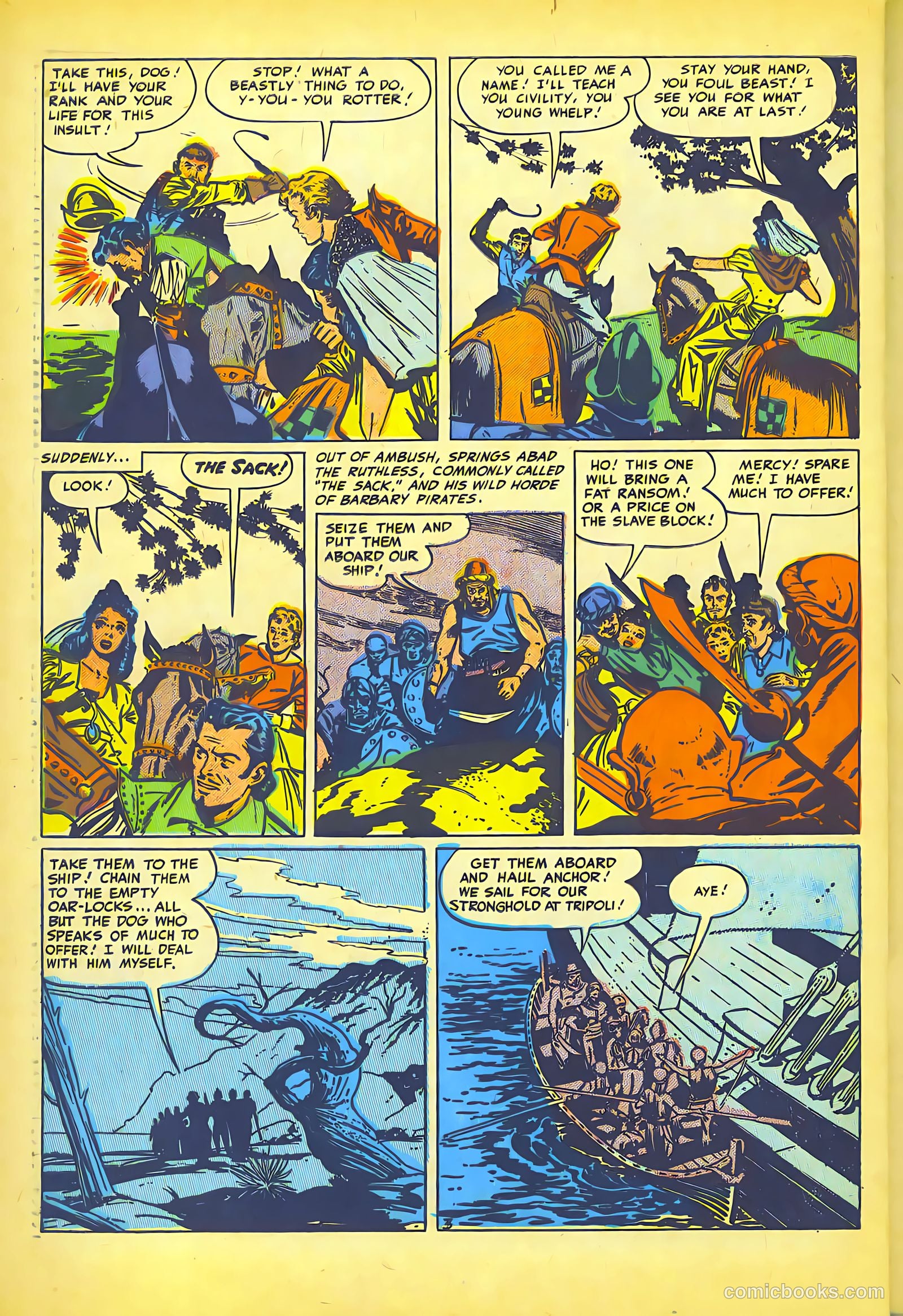 Pirates Comics #1 (1950, Streamline) — page 42 of 52