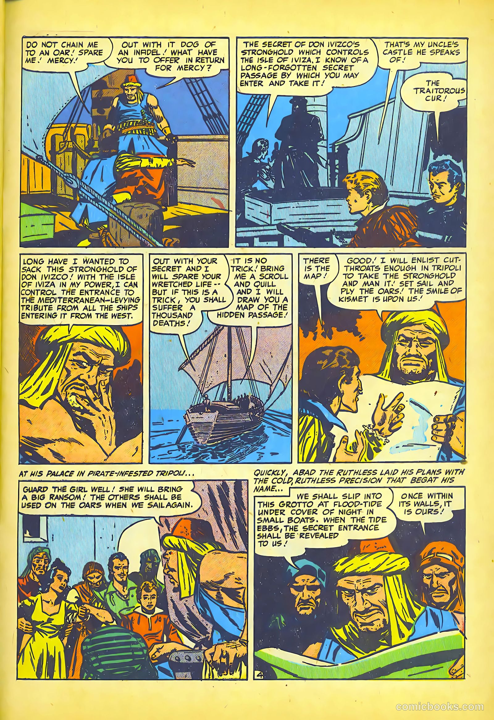 Pirates Comics #1 (1950, Streamline) — page 43 of 52