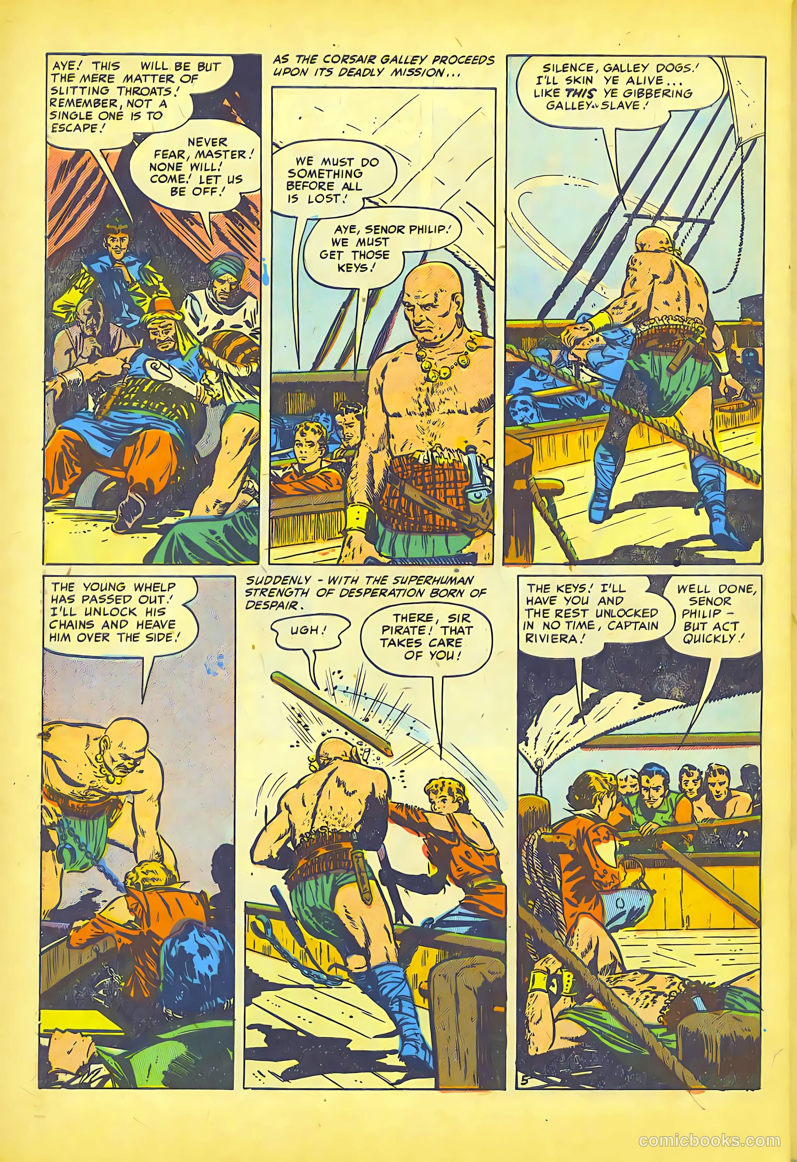 Pirates Comics #1 (1950, Streamline) — page 44 of 52