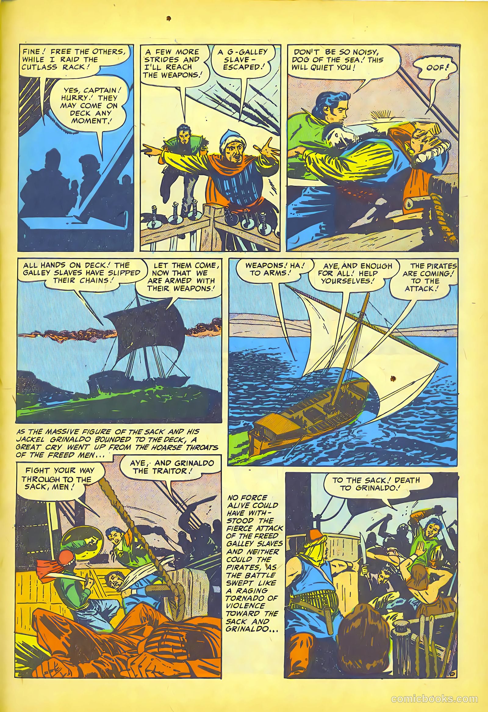 Pirates Comics #1 (1950, Streamline) — page 45 of 52